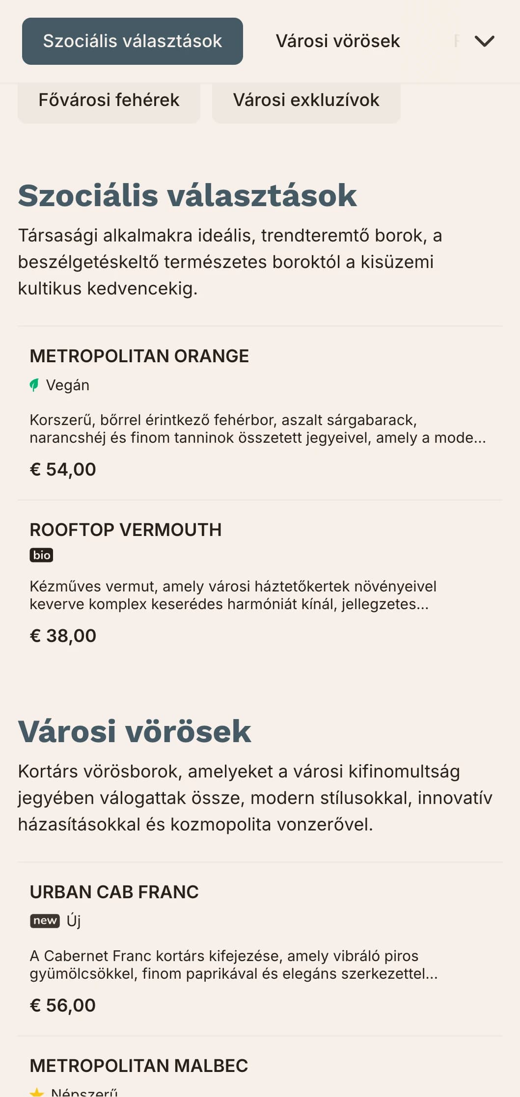 Elegáns, városi ihletésű borlap sablon építészeti elemekkel és kortárs esztétikával, ideális városi borbárok és modern éttermek számára.