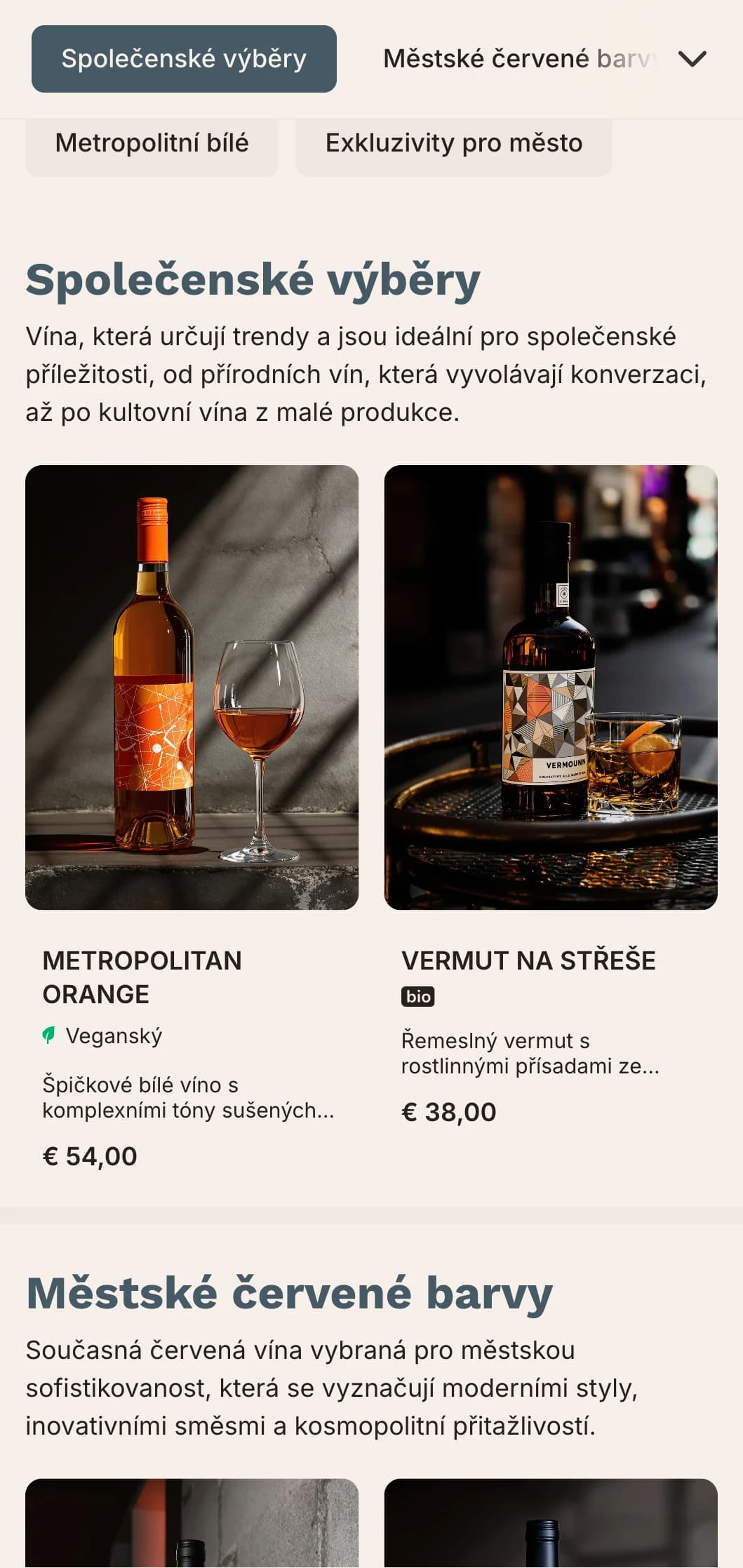 Elegantní, městem inspirovaná šablona vinného lístku s architektonickými prvky a moderní estetikou, ideální pro městské vinárny a moderní restaurace.
