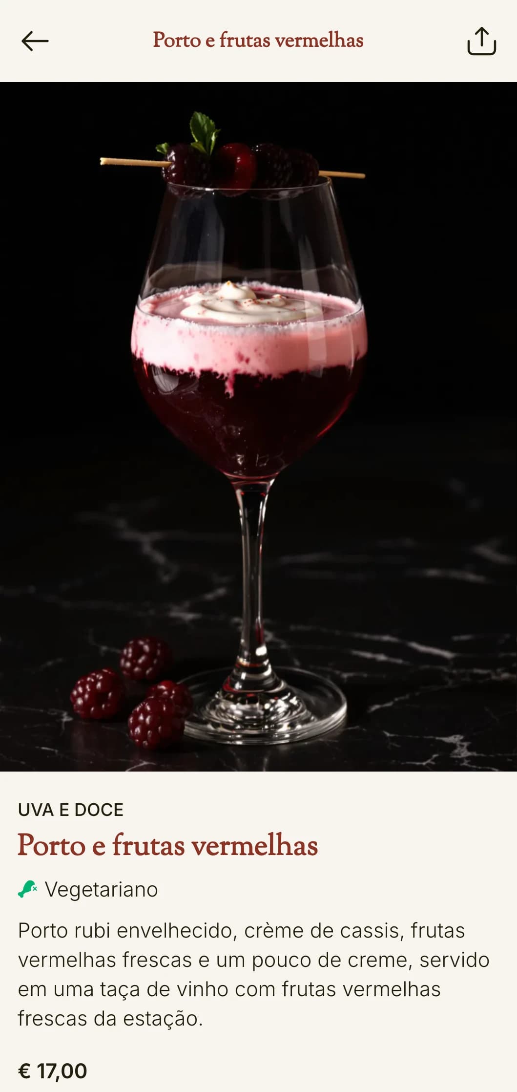 Um design sofisticado, focado em vinhos, para bares de vinhos de luxo, com ricos tons de vinho e tipografia elegante.