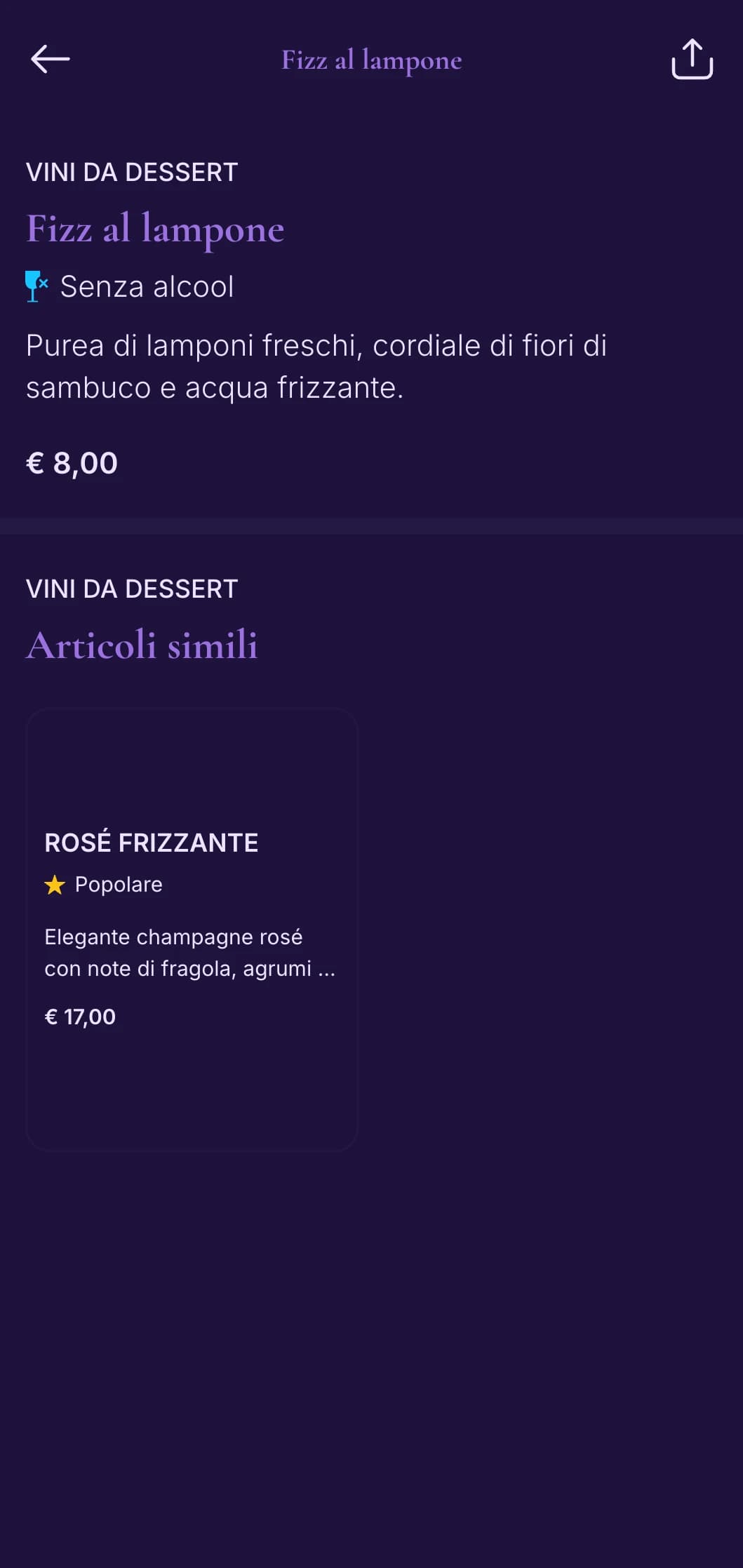 Design viola tenue con elementi stellati per bar sul tetto e luoghi romantici.