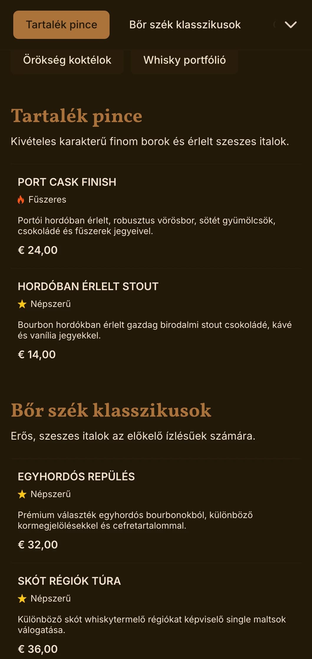 Gazdag dióbarna dizájn bőrszerkezettel a hagyományos szellemű társalgókhoz.