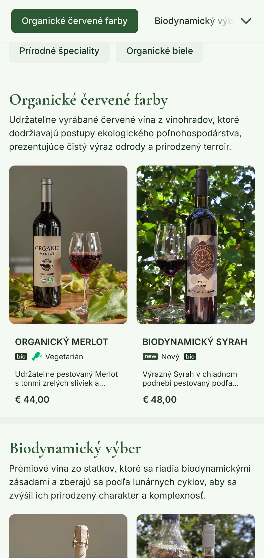 Prírodou inšpirovaná šablóna vínneho lístka so zemitými tónmi a botanickými prvkami, ideálna pre výber organických vín a reštaurácie s farmárskymi špecialitami.