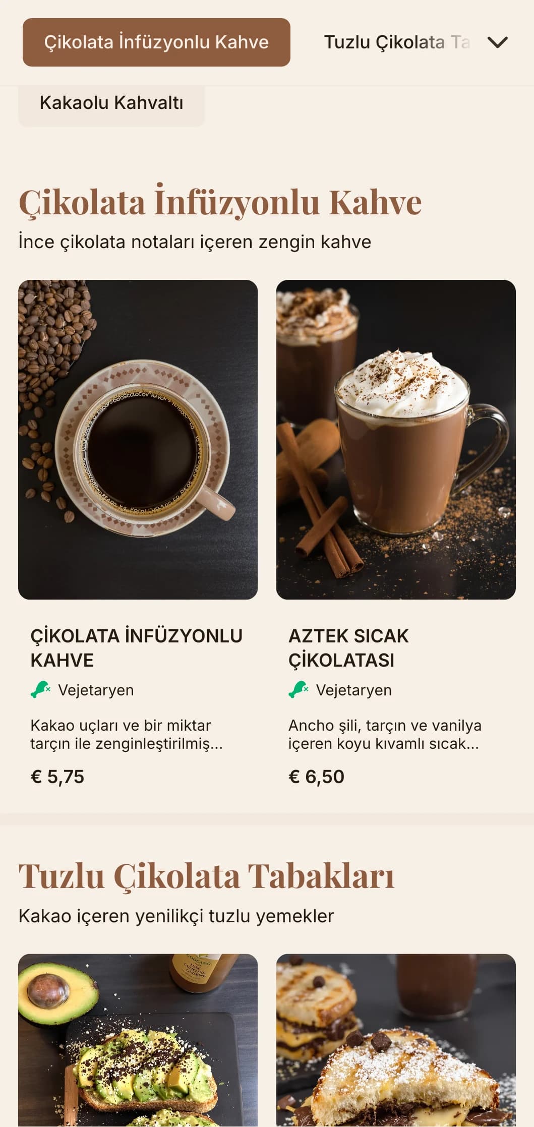 Çikolata kafeleri ve tatlı dükkanları için zengin dokulara sahip koyu kahverengi tasarım.