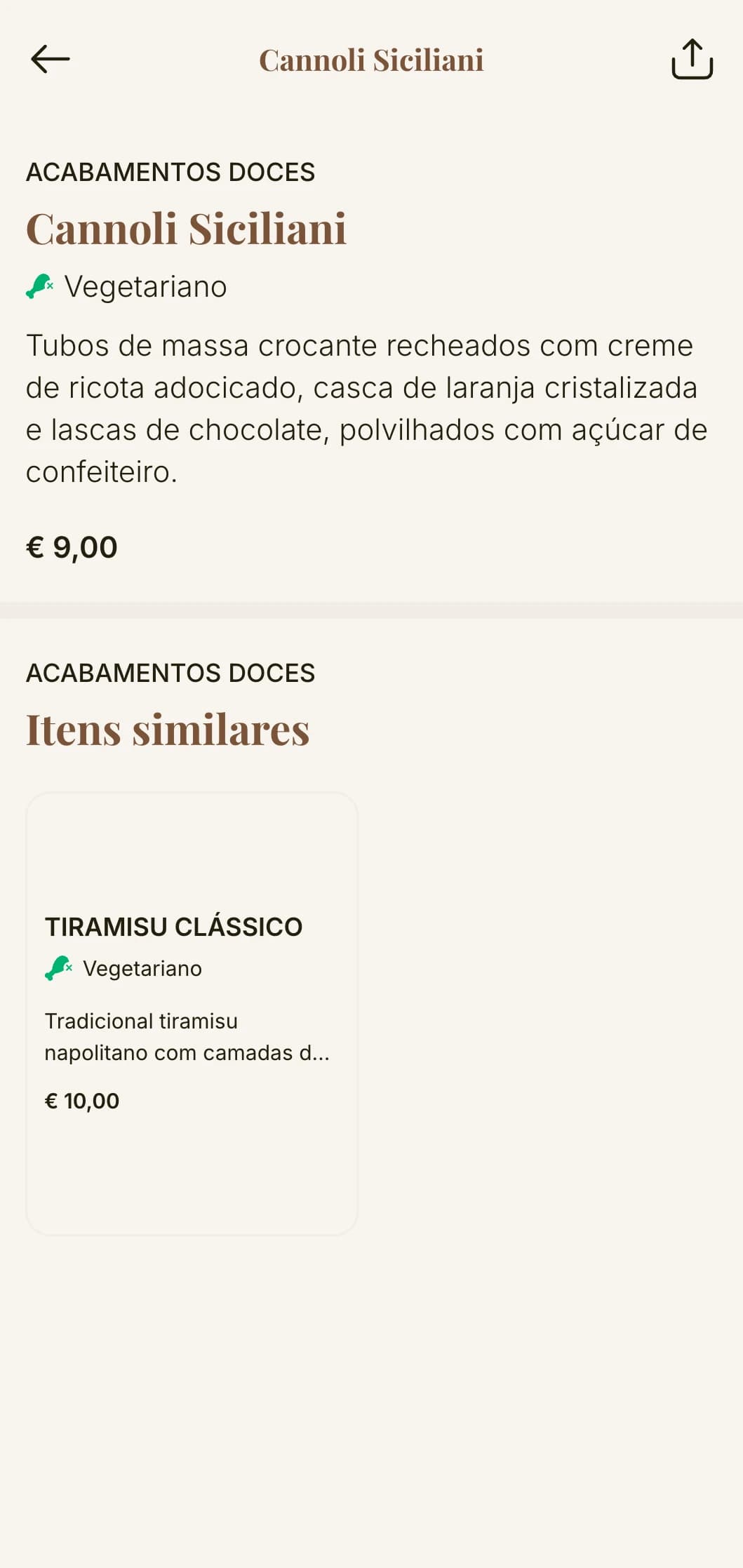 Menu clássico de pizzaria italiana com tipografia elegante e tons quentes de terra, perfeito para estabelecimentos autênticos de estilo napolitano.