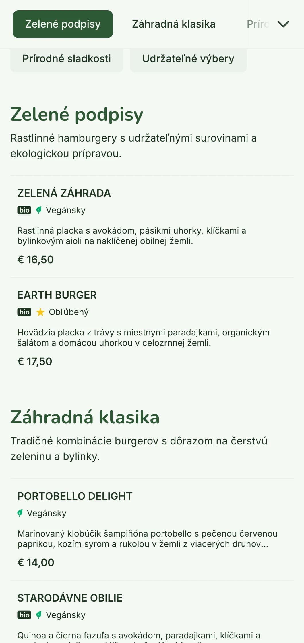 Ekologicky uvedomelé hamburgerové menu s udržateľným zameraním, ktoré obsahuje prírodné materiály a rastlinné varianty.