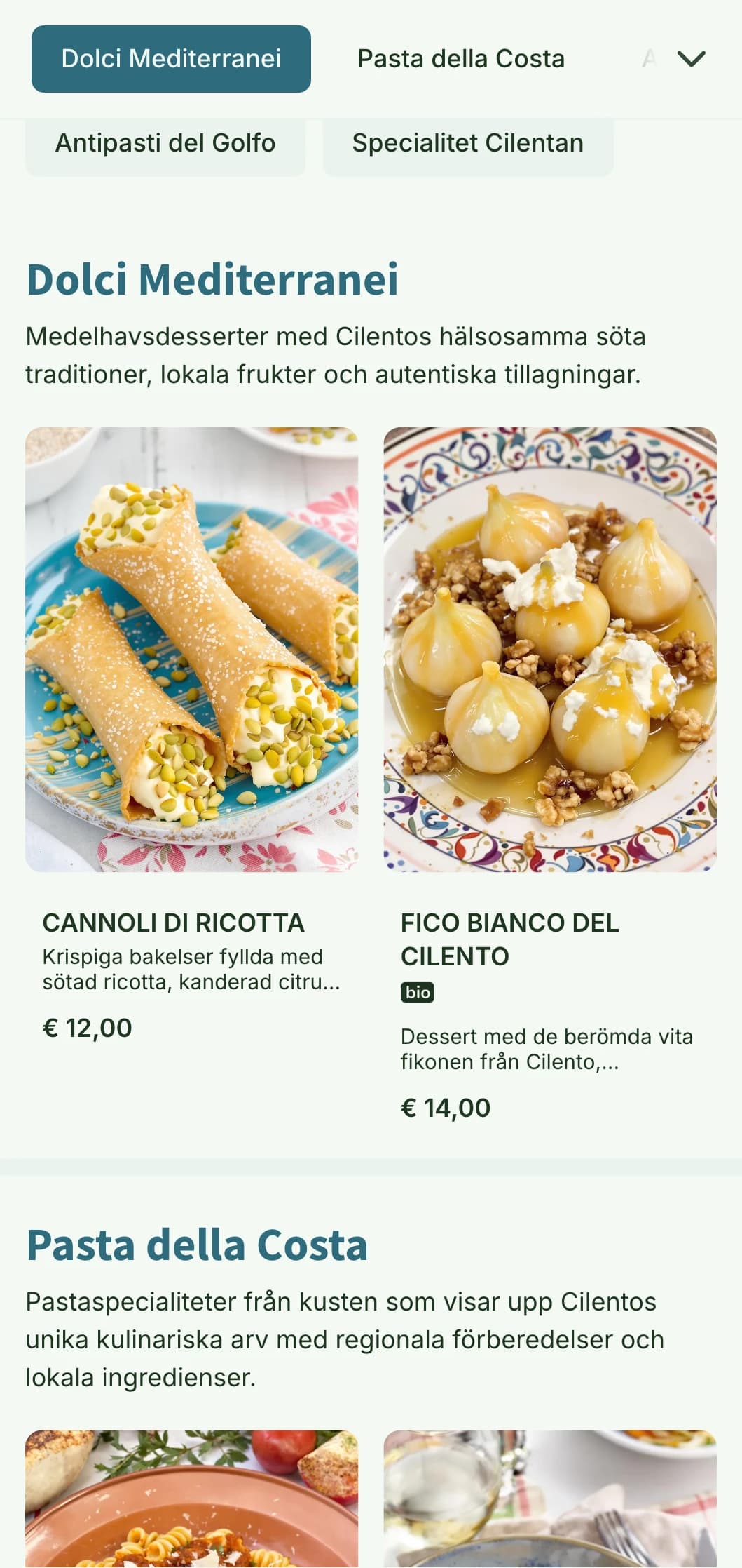 Medelhavsinspirerad design som hyllar de bevarade kulinariska traditionerna på Kampaniens Cilento-kust.