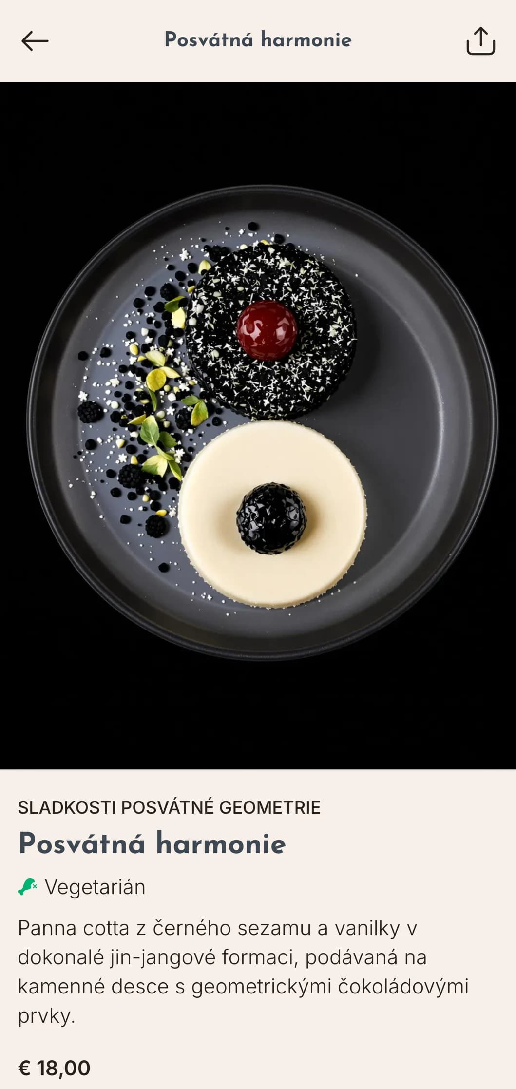Moderní menu sushi s čistými geometrickými vzory inspirovanými tradičními principy zenu.