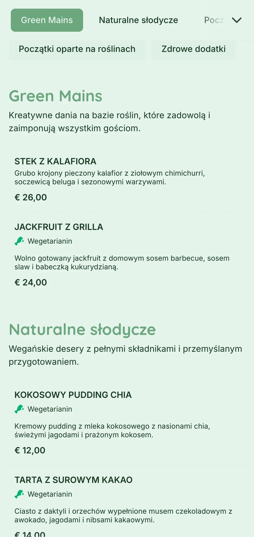 Świeży catering roślinny skupiający się na kolorowej prezentacji, innowacyjnej kuchni wegańskiej i zrównoważonych elementach dla wydarzeń prozdrowotnych.