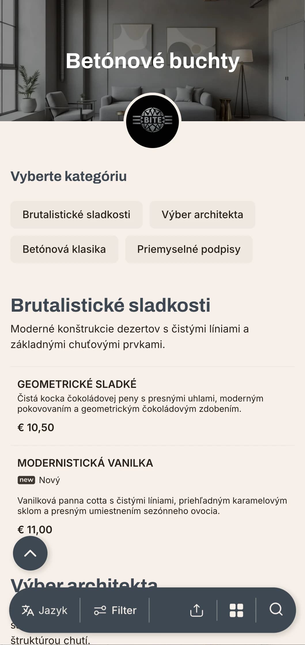 Priemyselno-minimalistický koncept hamburgeru s betónovými textúrami a elegantnými kovovými povrchmi pre moderného mestského človeka.