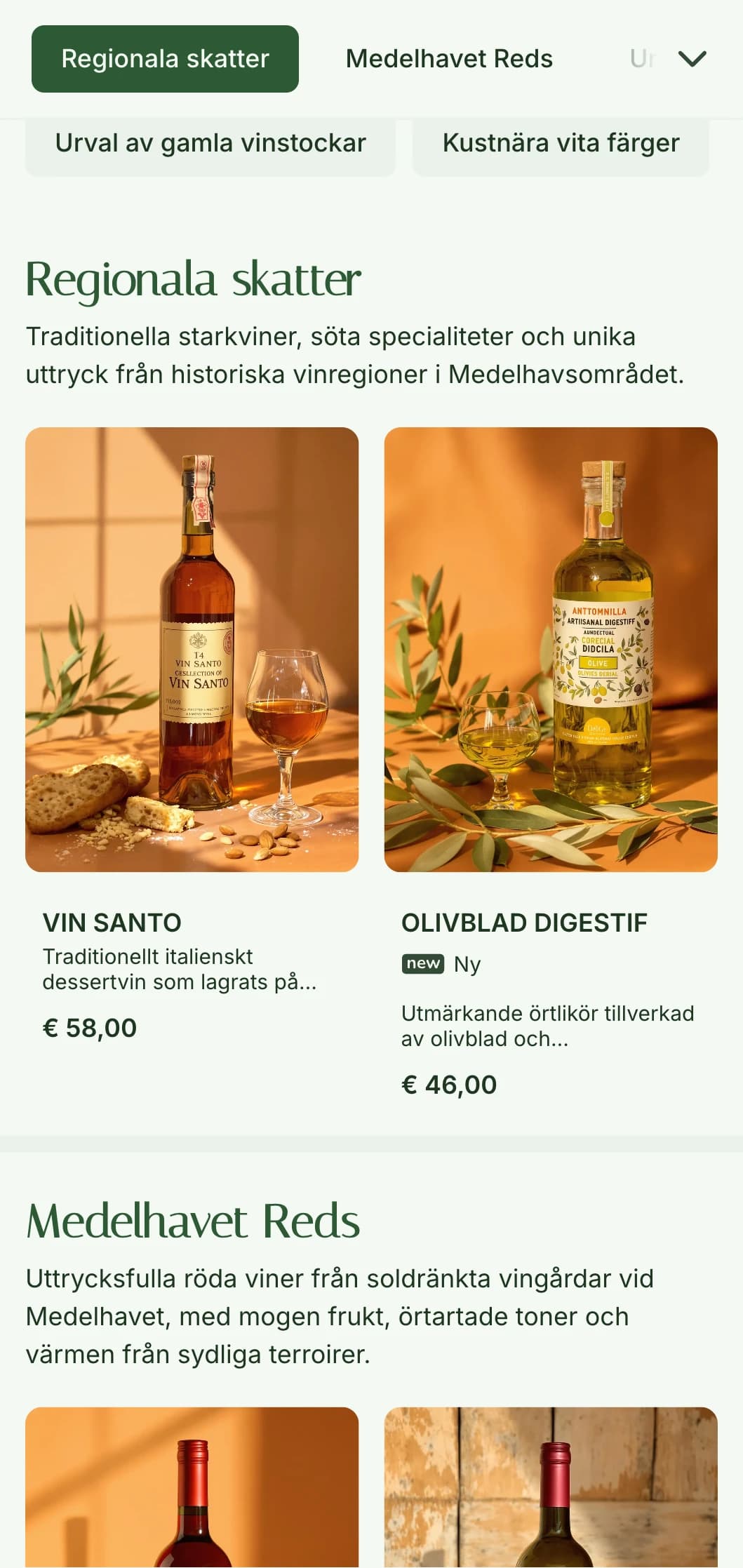 Mall för vinlista med olivtema från Medelhavet och jordnära gröna toner, perfekt för rustika italienska restauranger och vingårdar.