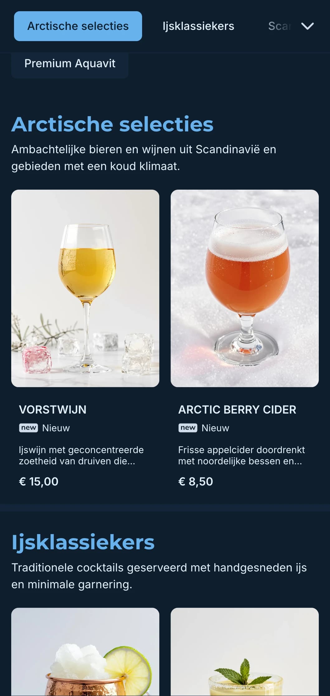 Strak Scandinavisch geïnspireerd ontwerp met koele blauwe tinten voor moderne inrichtingen.