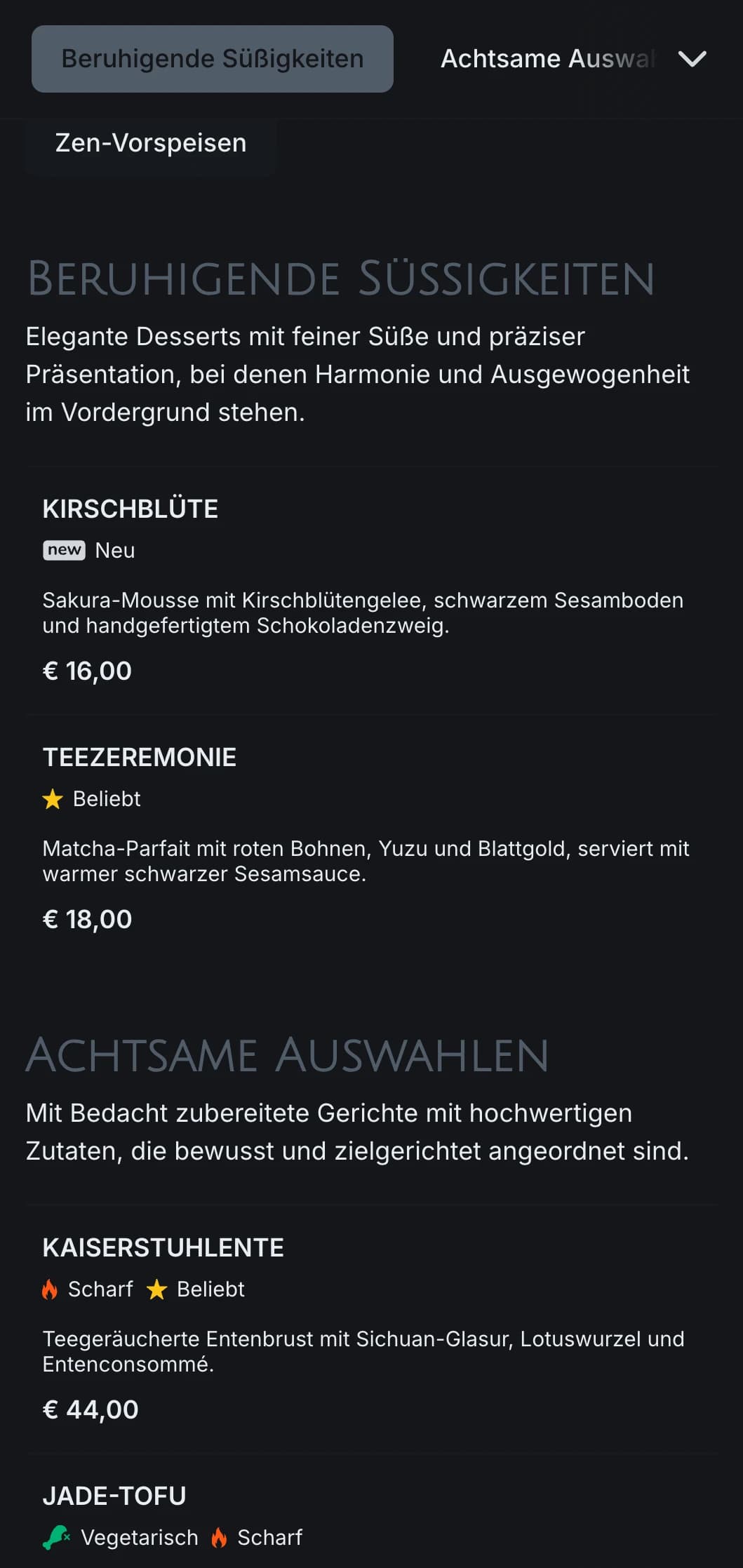 Raffinierter, asiatisch inspirierter Minimalismus mit Schwerpunkt auf Balance, Harmonie und dezentem Luxus.