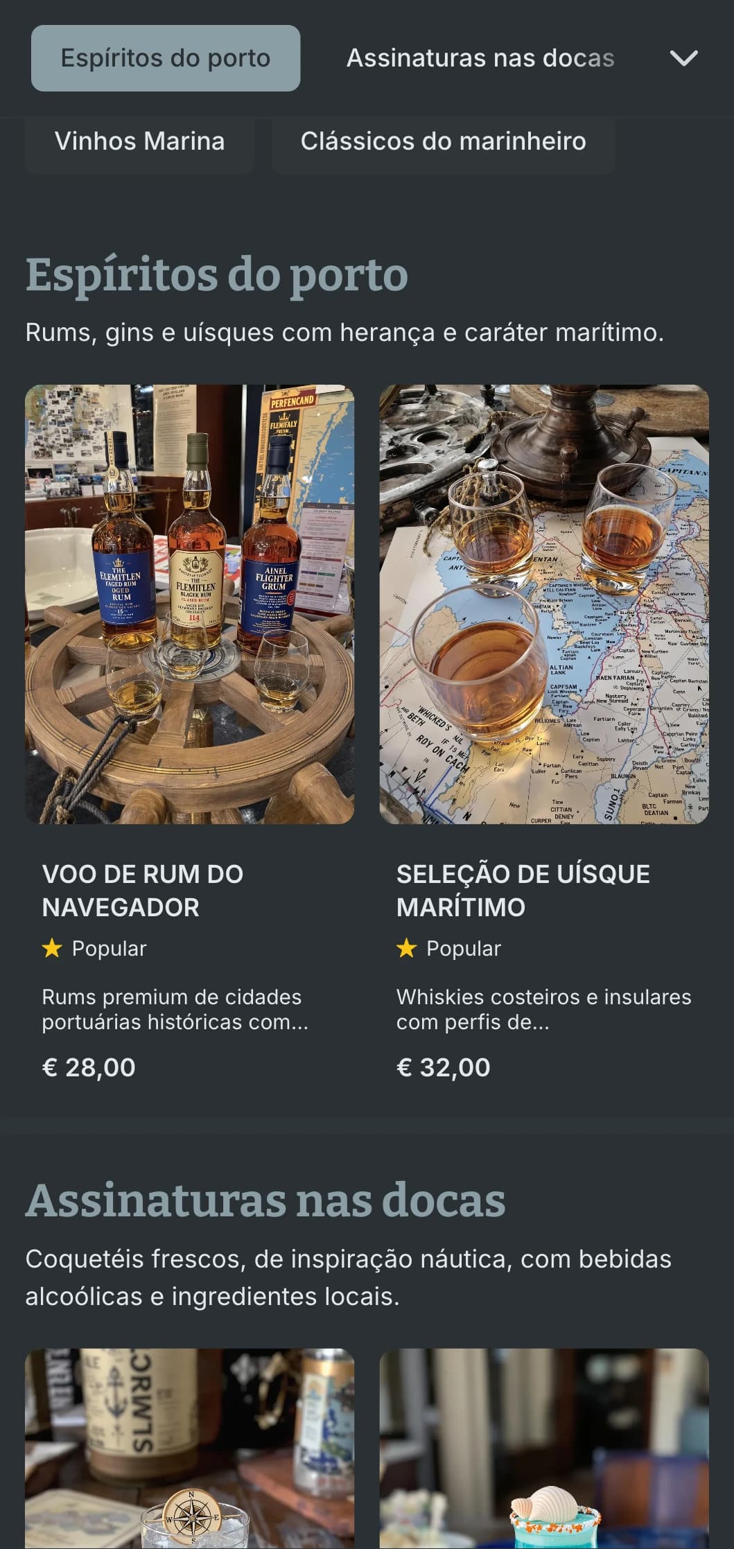 Design azul-acinzentado com texturas de madeira envelhecida para locais em docas.