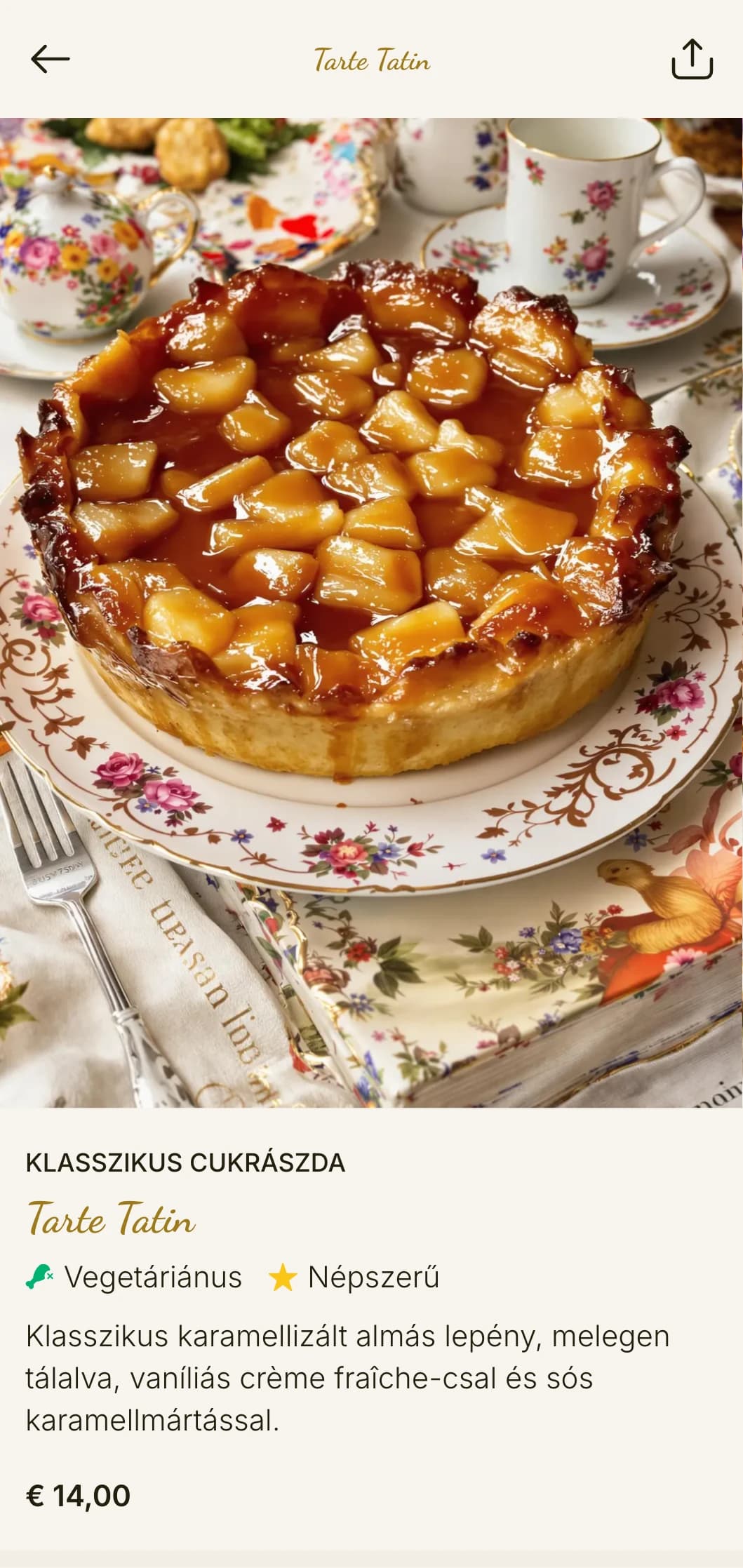 Elegáns, francia ihletésű brunch sablon vintage elemekkel, ideális süteményes kávézók és teázók számára.