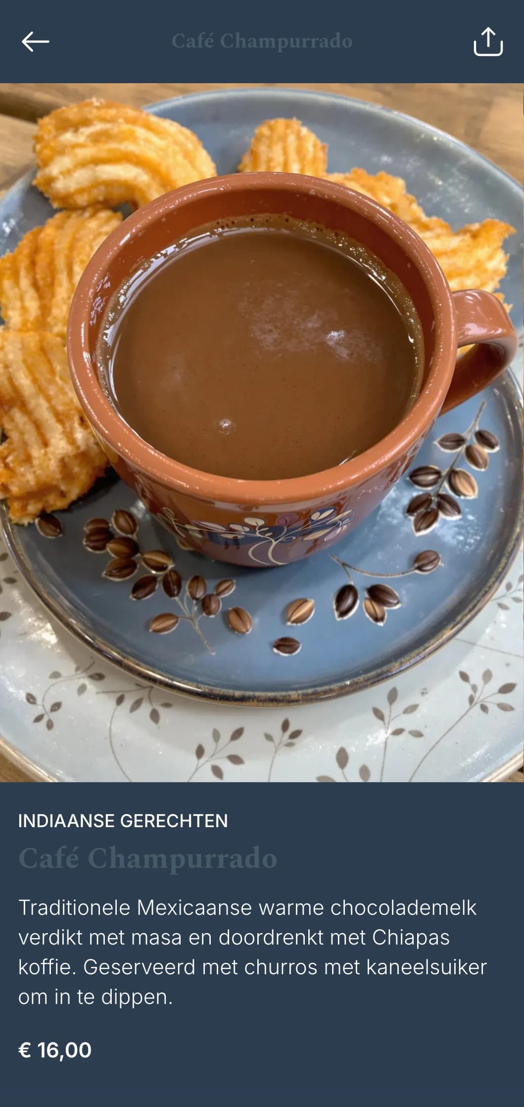 Aards en authentiek menu met gerechten uit Chiapas met rijke koffietoetsen, inheemse inspiratie en traditionele bereidingswijzen.
