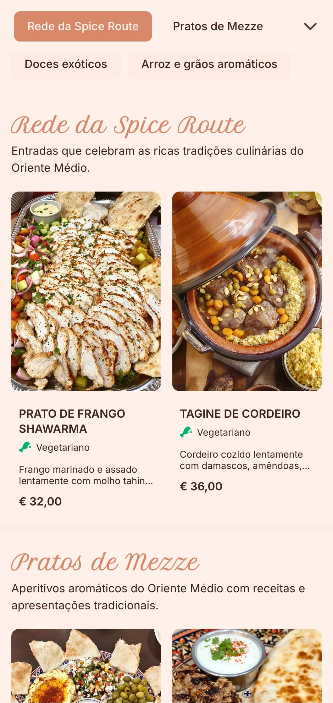 Serviço de bufê rico e aromático do Oriente Médio com temperos vibrantes, receitas tradicionais e apresentação autêntica para eventos culturais e ocasiões especiais.