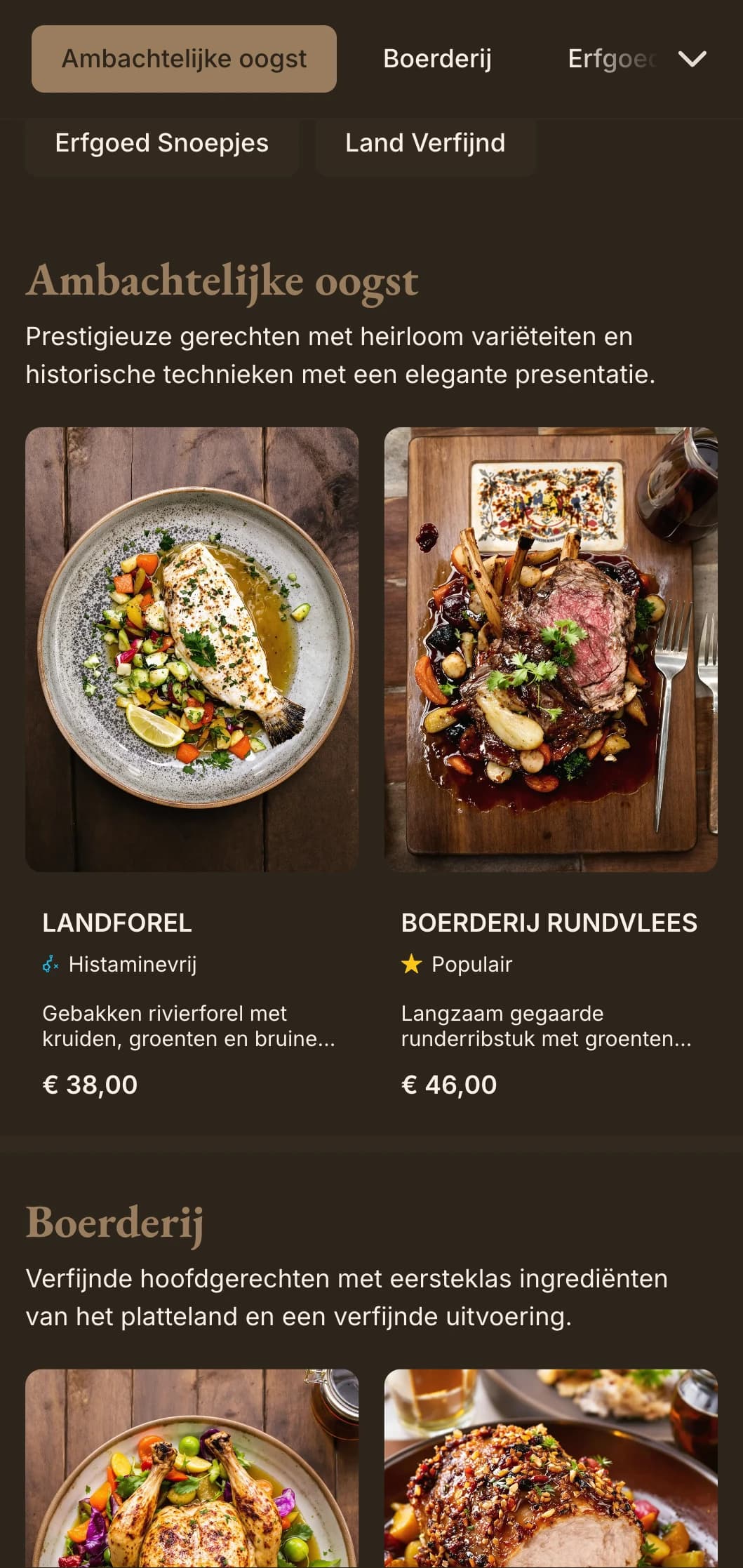 Verfijnde interpretatie van landelijke elegantie met verfijnde rustieke elementen en warme luxe accenten.