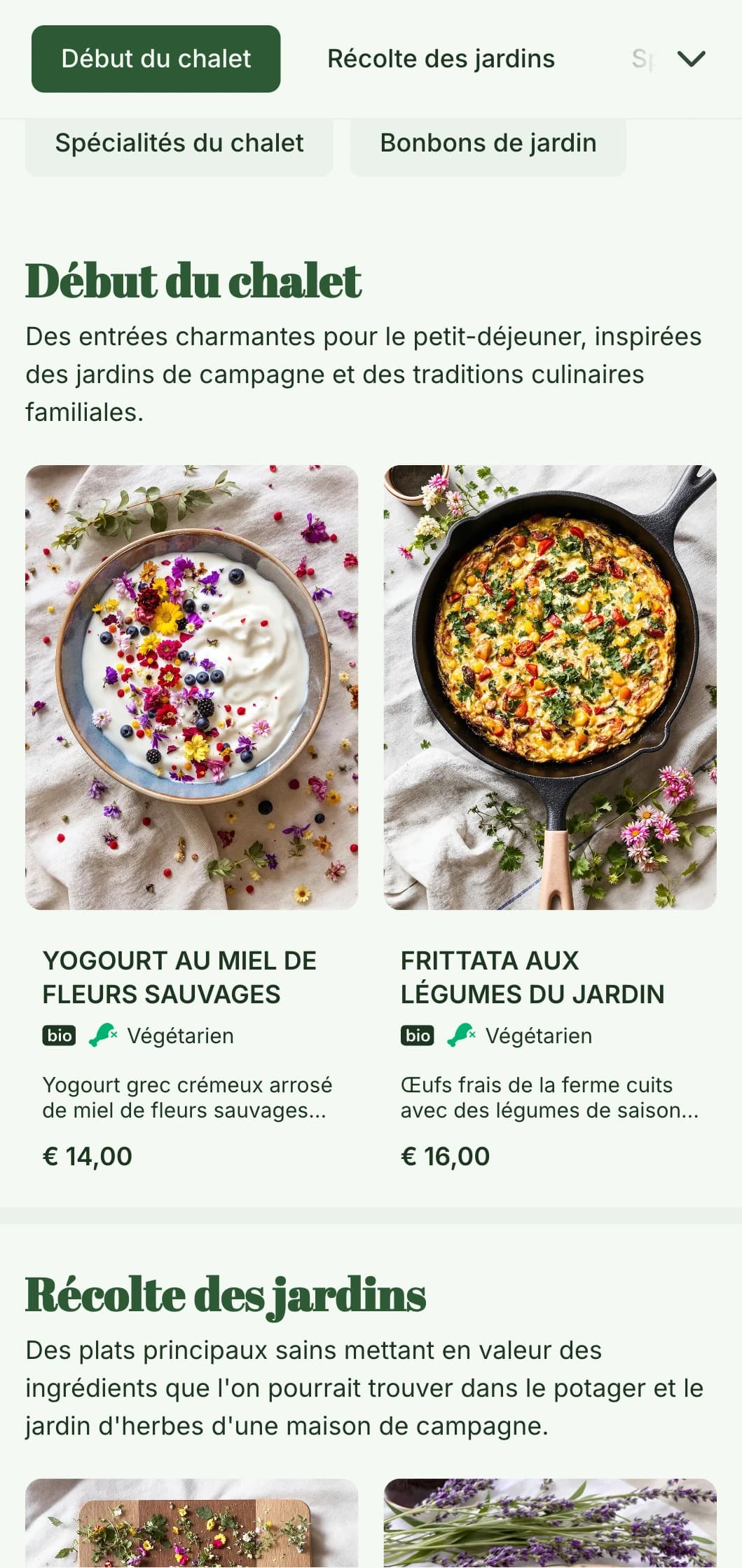 Charmant modèle de brunch rustique à l'esthétique cottage, idéal pour les cafés de style familial et les jardins.