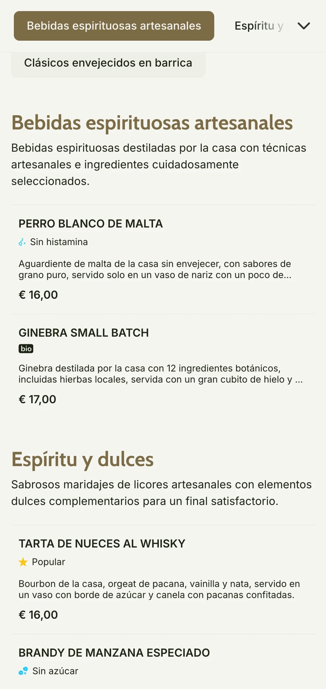 Un diseño rústico y artesanal para destilerías artesanales y bares especializados en bebidas espirituosas, con tonos cálidos y terrosos y elementos texturizados.