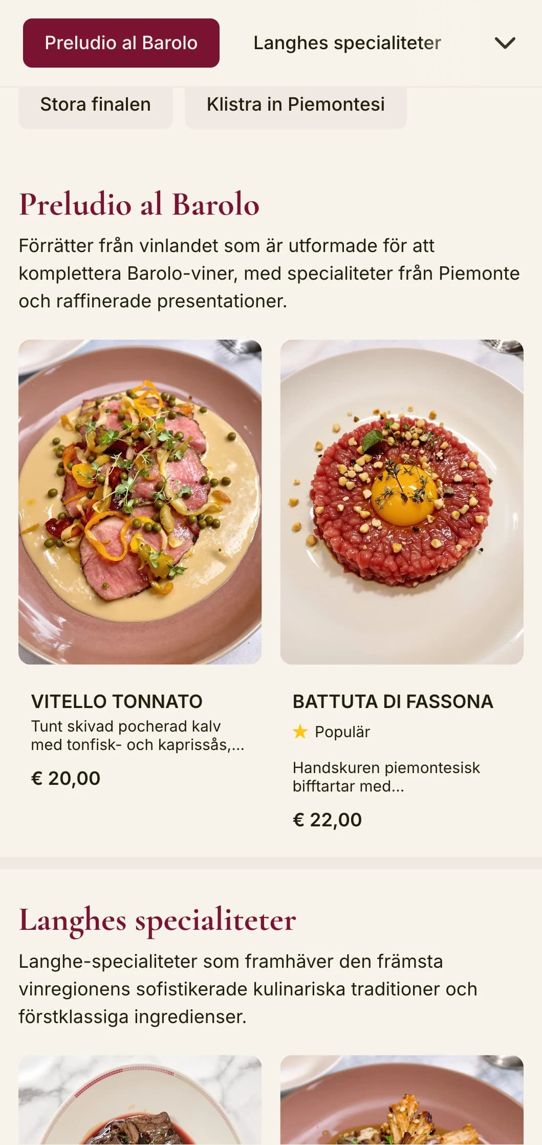 Sofistikerad design med djupt vinröda färger som hyllar Piemonte's berömda Barolo vintradition.