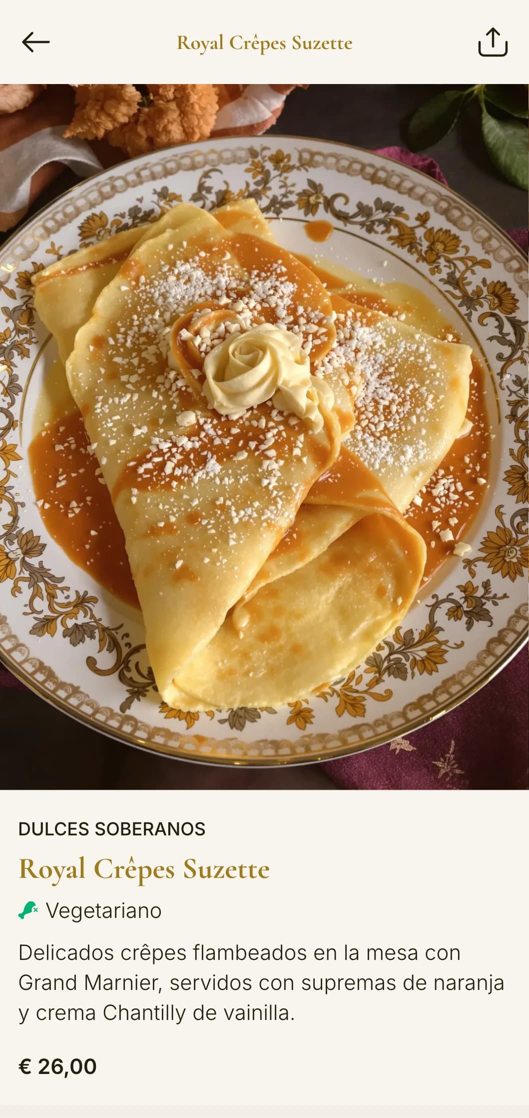 Lujosa experiencia gastronómica matutina con ingredientes de primera calidad y una presentación sofisticada para los huéspedes más exigentes.