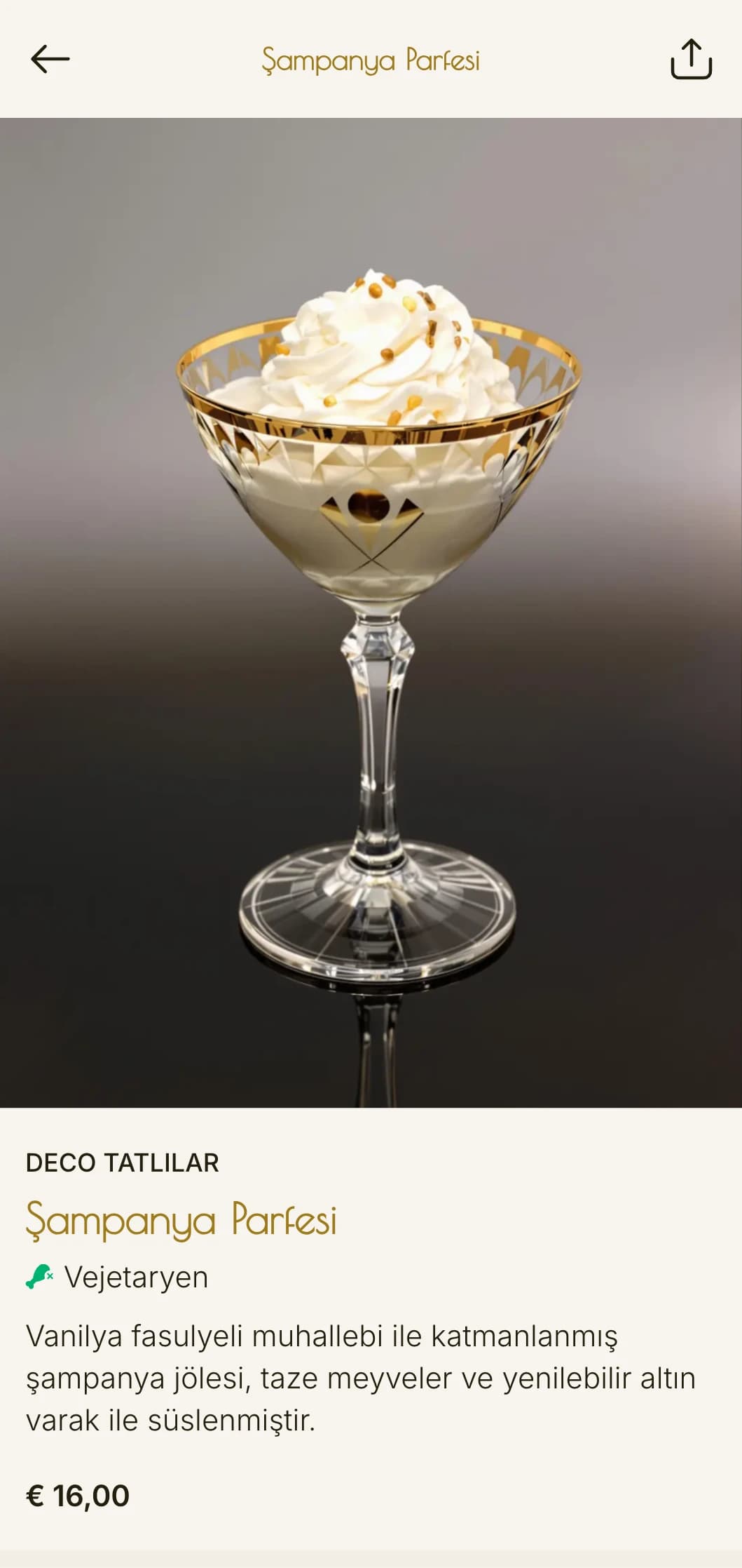 1920'lerden ilham alan geometrik desenli göz alıcı brunch şablonu, lüks vintage temalı mekanlar için mükemmel.