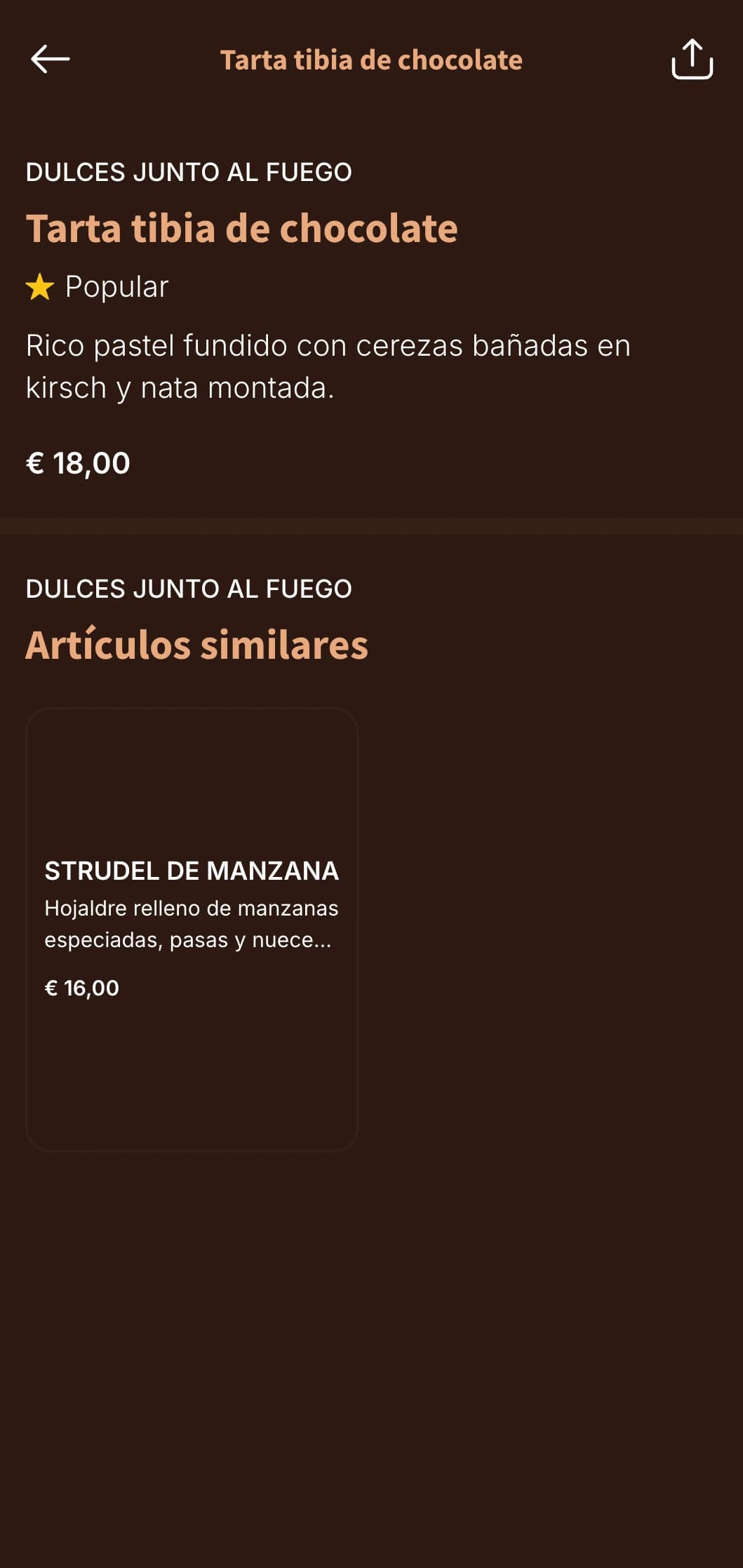 Un menú cálido, con tonos de madera, inspirado en los refugios de montaña, perfecto para una cocina alpina abundante.