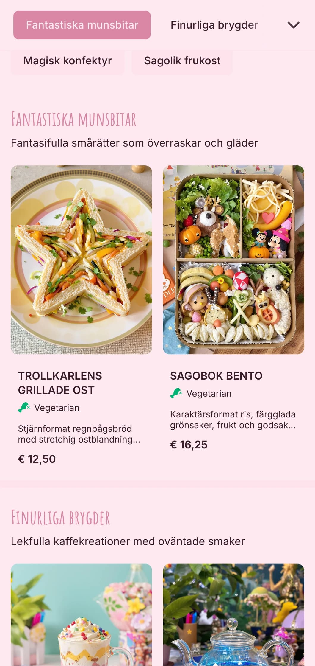 Lekfull rosa design med nyckfulla element för kreativa konditorier och dessertkaféer.