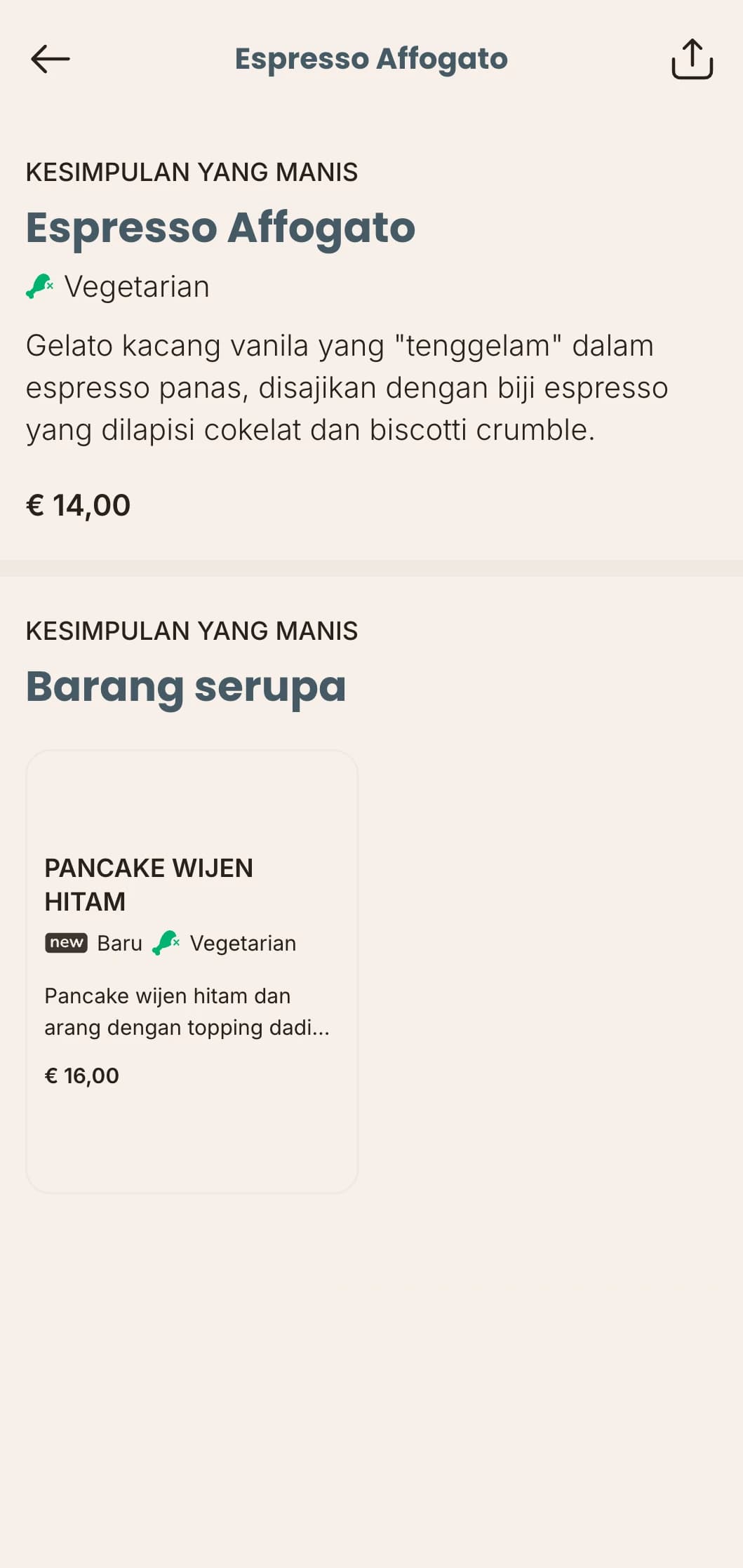 Hidangan sarapan kontemporer dengan pengaruh internasional, dirancang untuk gaya hidup kota yang serba cepat.