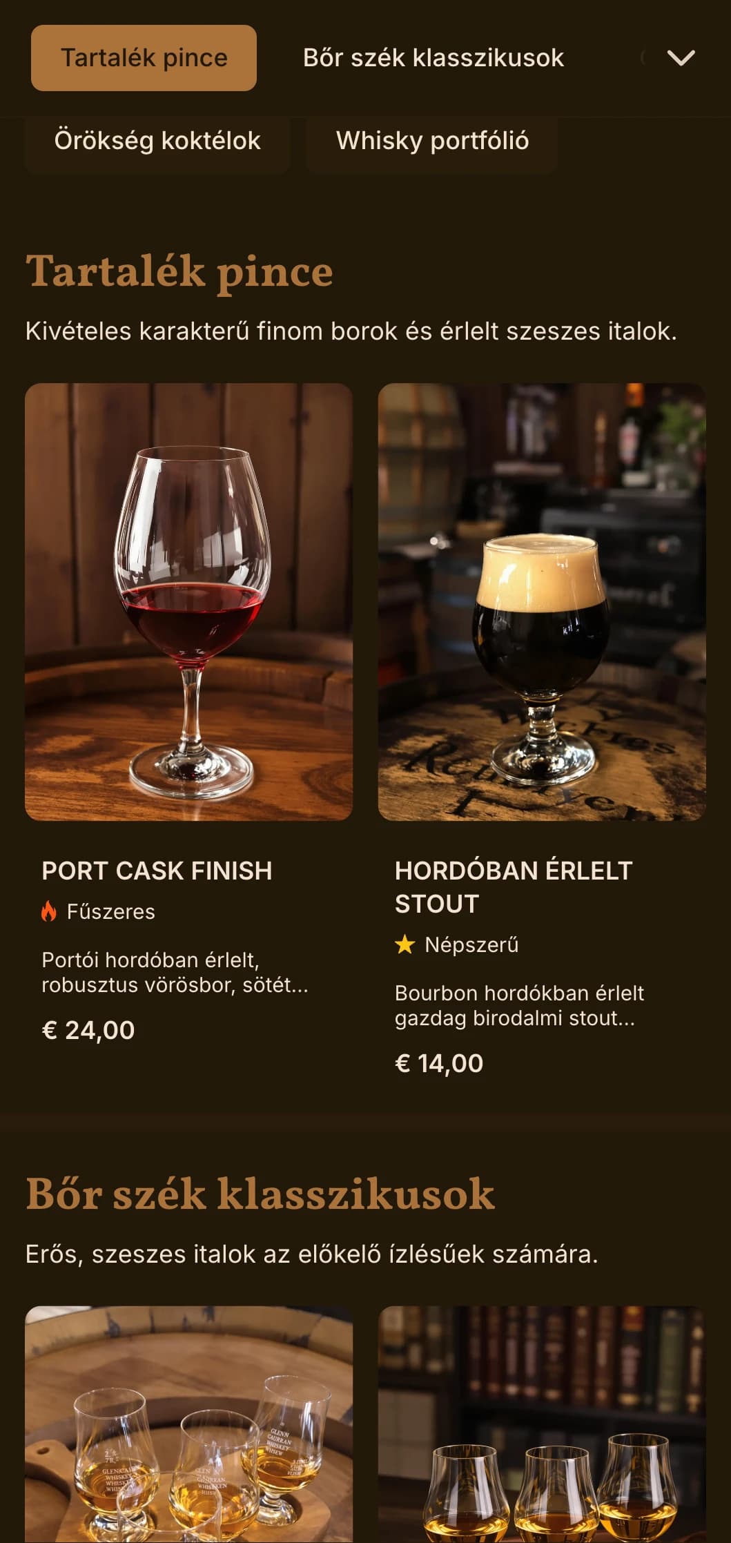 Gazdag dióbarna dizájn bőrszerkezettel a hagyományos szellemű társalgókhoz.