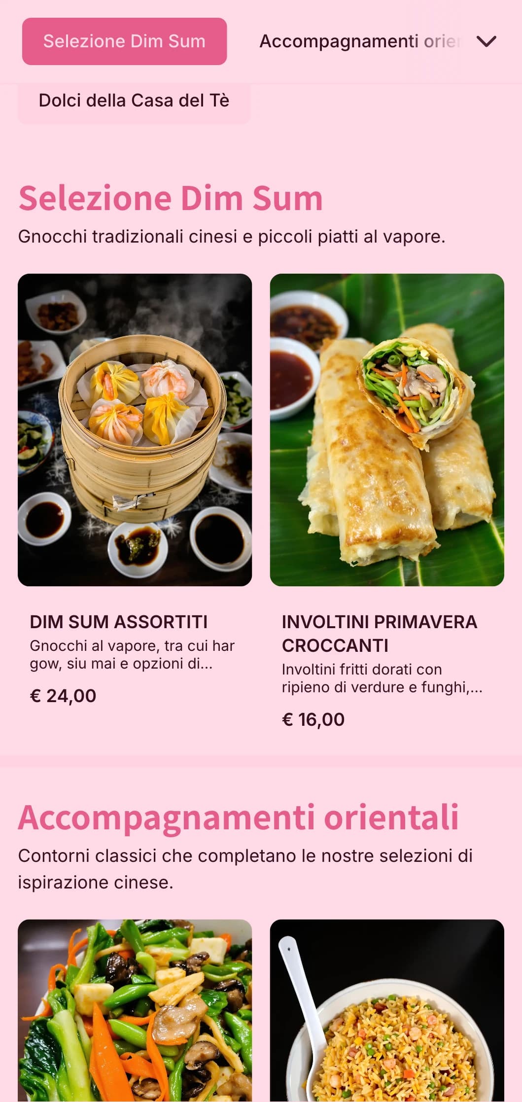 Catering dim sum di ispirazione tradizionale cinese con piccoli piatti al vapore, ravioli e presentazioni autentiche per eventi e celebrazioni culturali.
