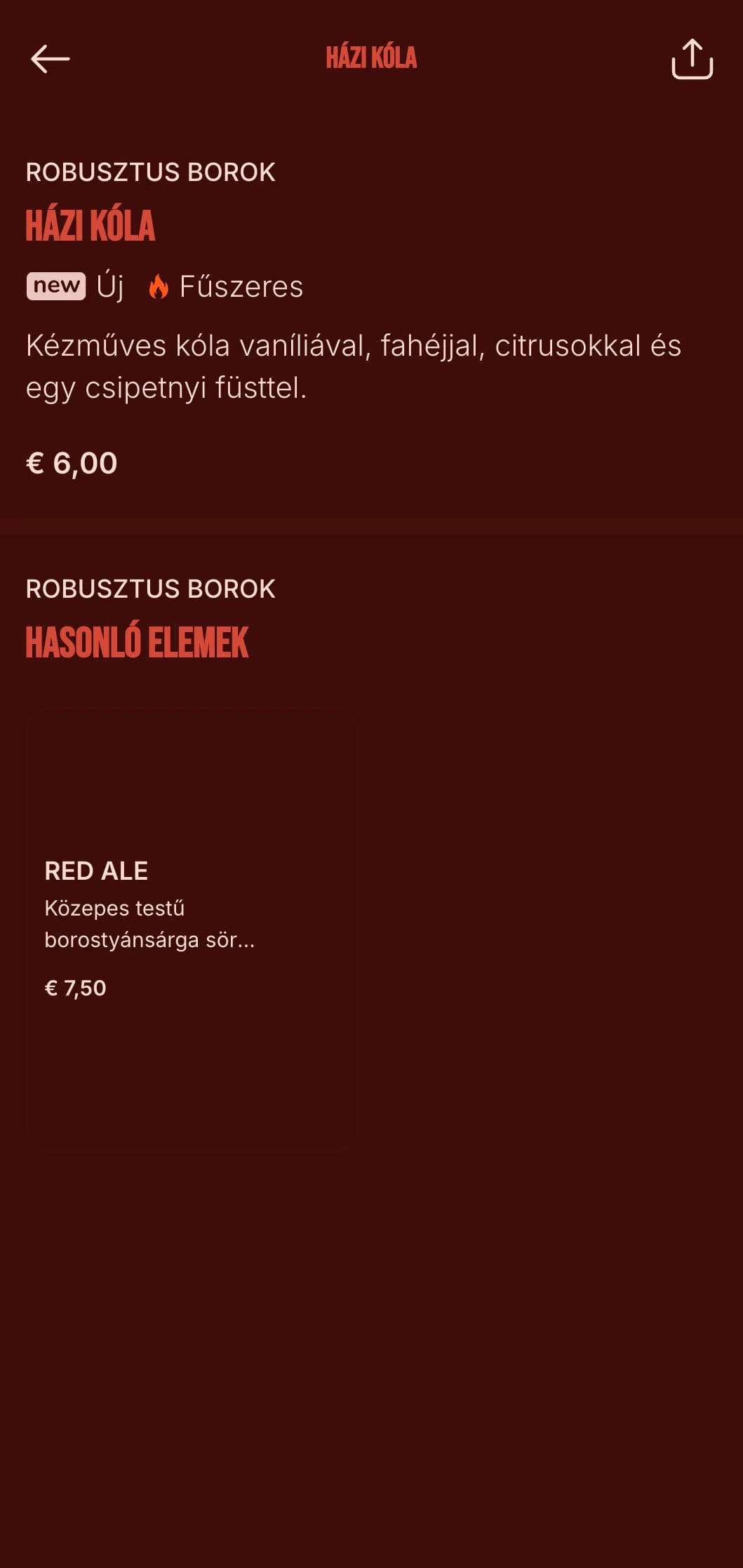 Merész piros dizájn láng elemekkel a barbecue éttermek számára, kézműves sörrel és whiskyvel.