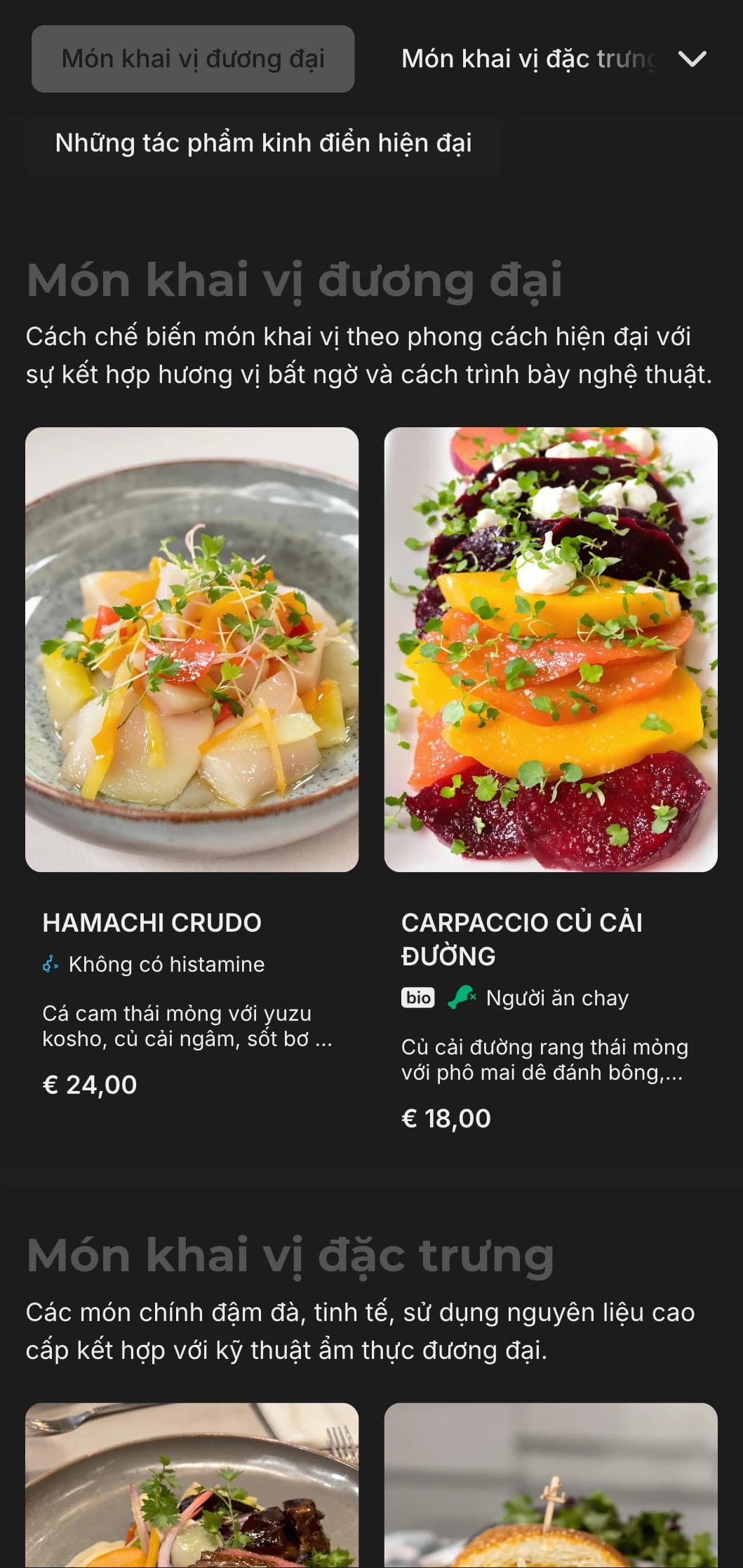 Sự sang trọng hiện đại với thiết kế tối giản táo bạo, hoàn hảo cho các địa điểm ăn uống độc quyền và trải nghiệm nhà hàng cao cấp.