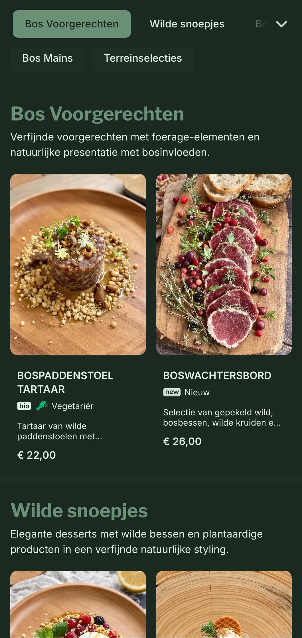 Geraffineerd, op de wildernis geïnspireerd ontwerp dat natuurlijke elementen combineert met verfijnde luxe esthetiek.