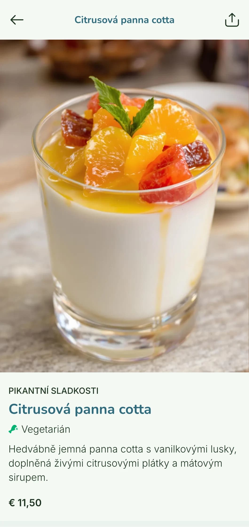 Světlý, citrusy inspirovaný design poledního menu s osvěžujícími barvami a živými akcenty, ideální pro slunečné kavárny a restaurace zaměřené na čerstvé potraviny.