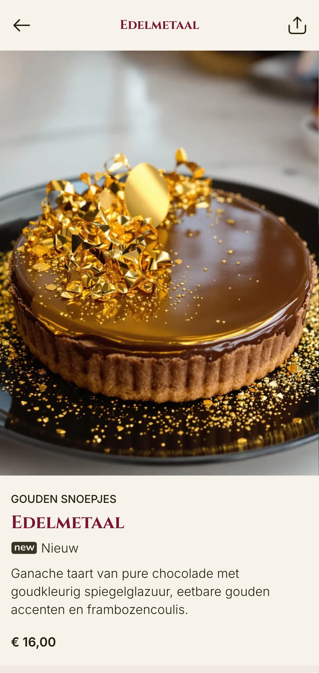 Premium hamburgerervaring volgens de gouden standaard met elegante presentatie en exclusieve ingrediënten.