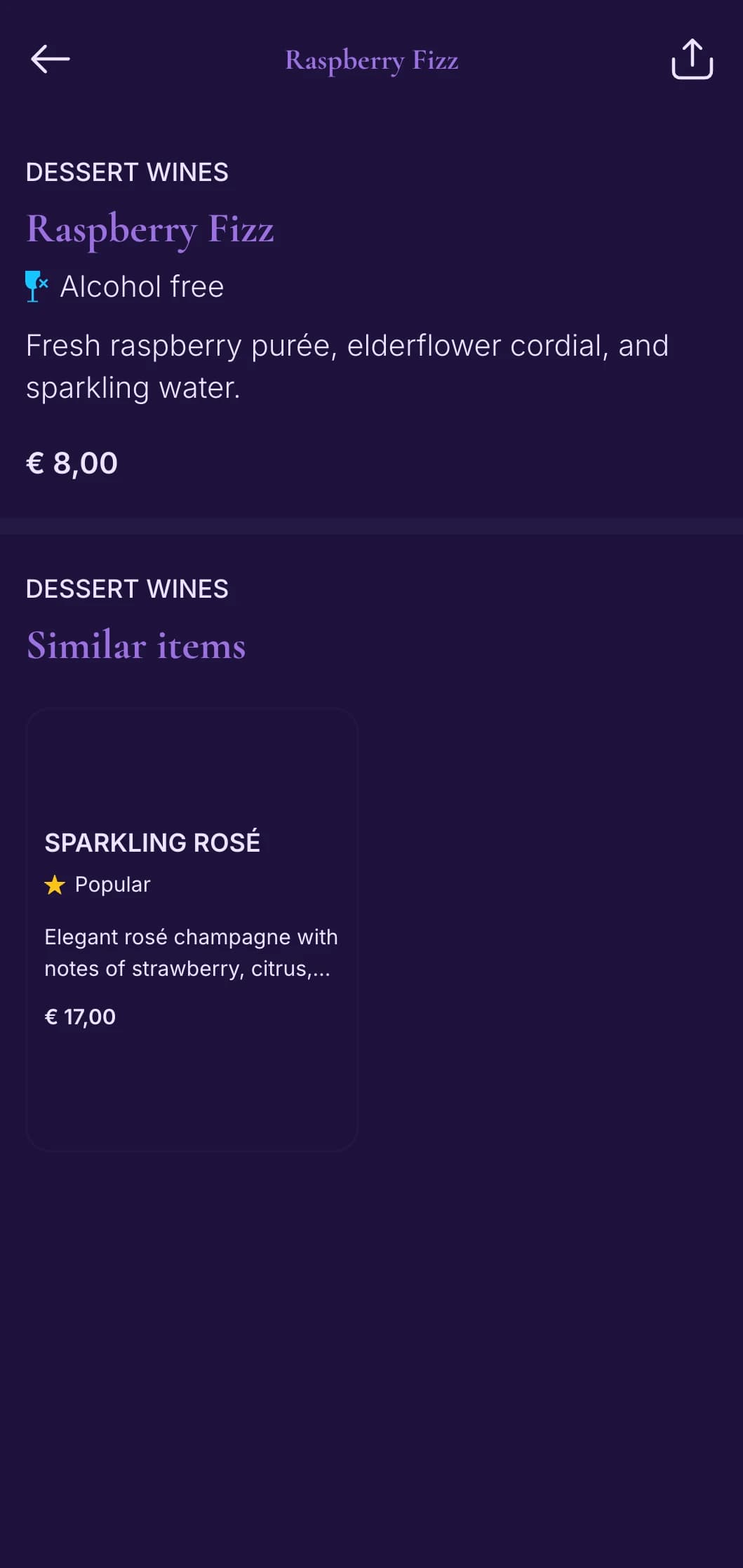 Soft purple design with starry elements for rooftop bars and romantic venues.