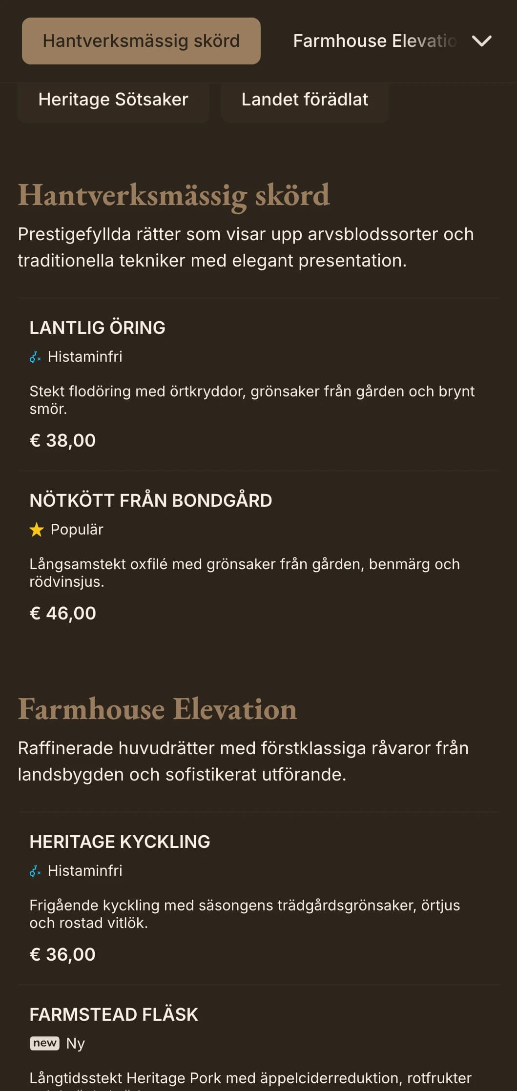 Sofistikerad tolkning av lantlig elegans med raffinerade rustika element och varma lyxiga accenter.