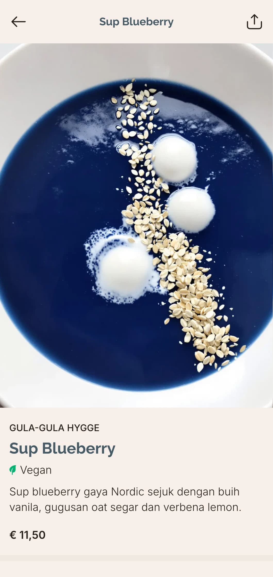Reka bentuk menu makan tengah hari yang bersih dan berinspirasikan Scandinavia yang menampilkan tipografi minimalis dan keanggunan berfungsi, sesuai untuk kafe moden dengan estetika Nordic.