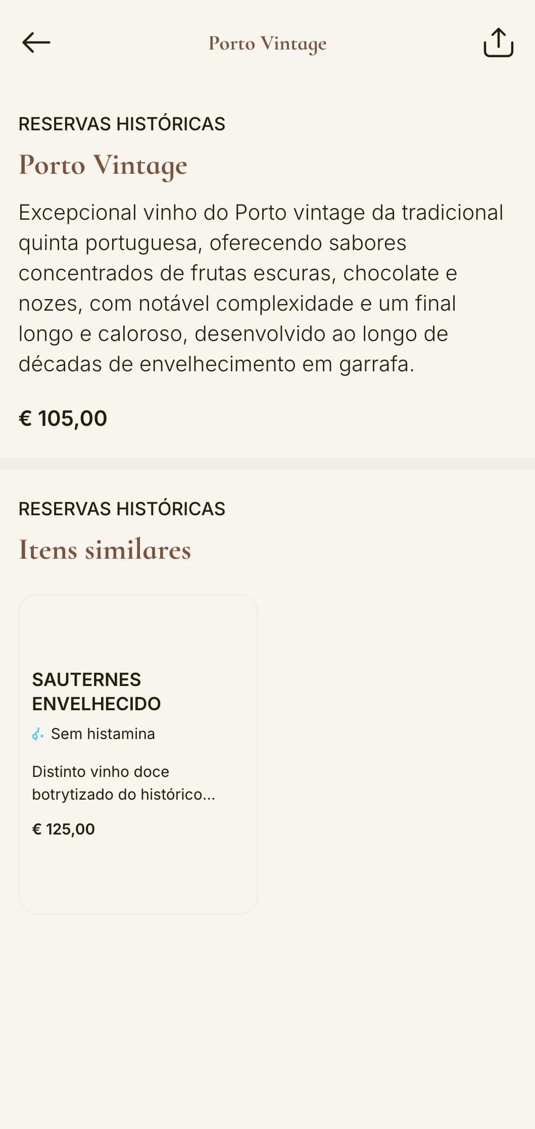 Modelo de carta de vinhos ricamente tradicional com detalhes em marrom dourado e tipografia clássica, perfeito para vinícolas estabelecidas e restaurantes tradicionais.