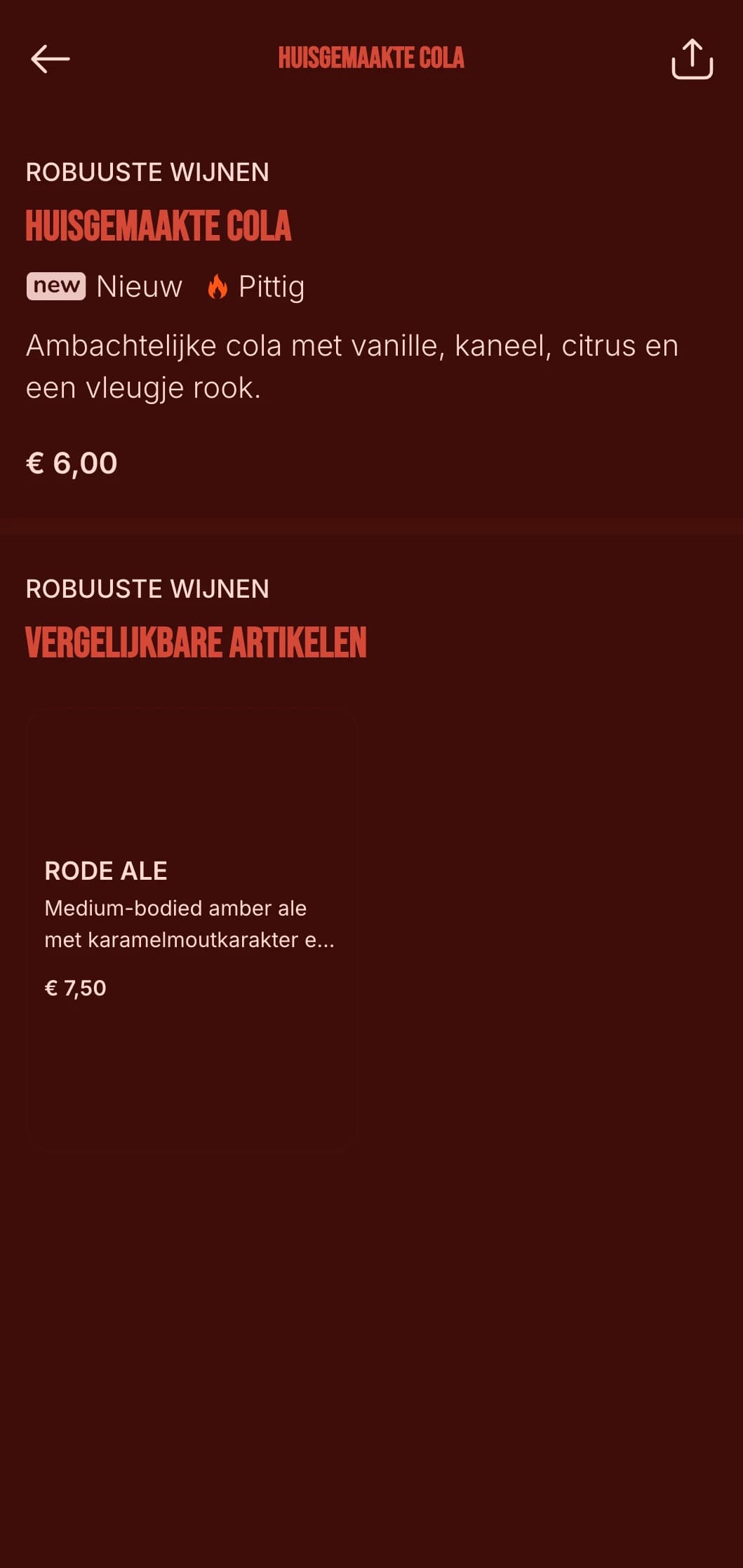Gedurfd rood ontwerp met vlamelementen voor barbecuerestaurants met ambachtelijk bier en whisky.