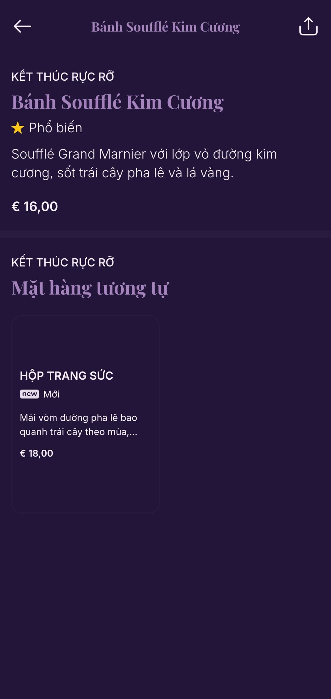 Sự sang trọng tuyệt vời lấy cảm hứng từ các phòng khiêu vũ trong cung điện lớn, với các chi tiết pha lê và tính thẩm mỹ cổ điển tinh tế.