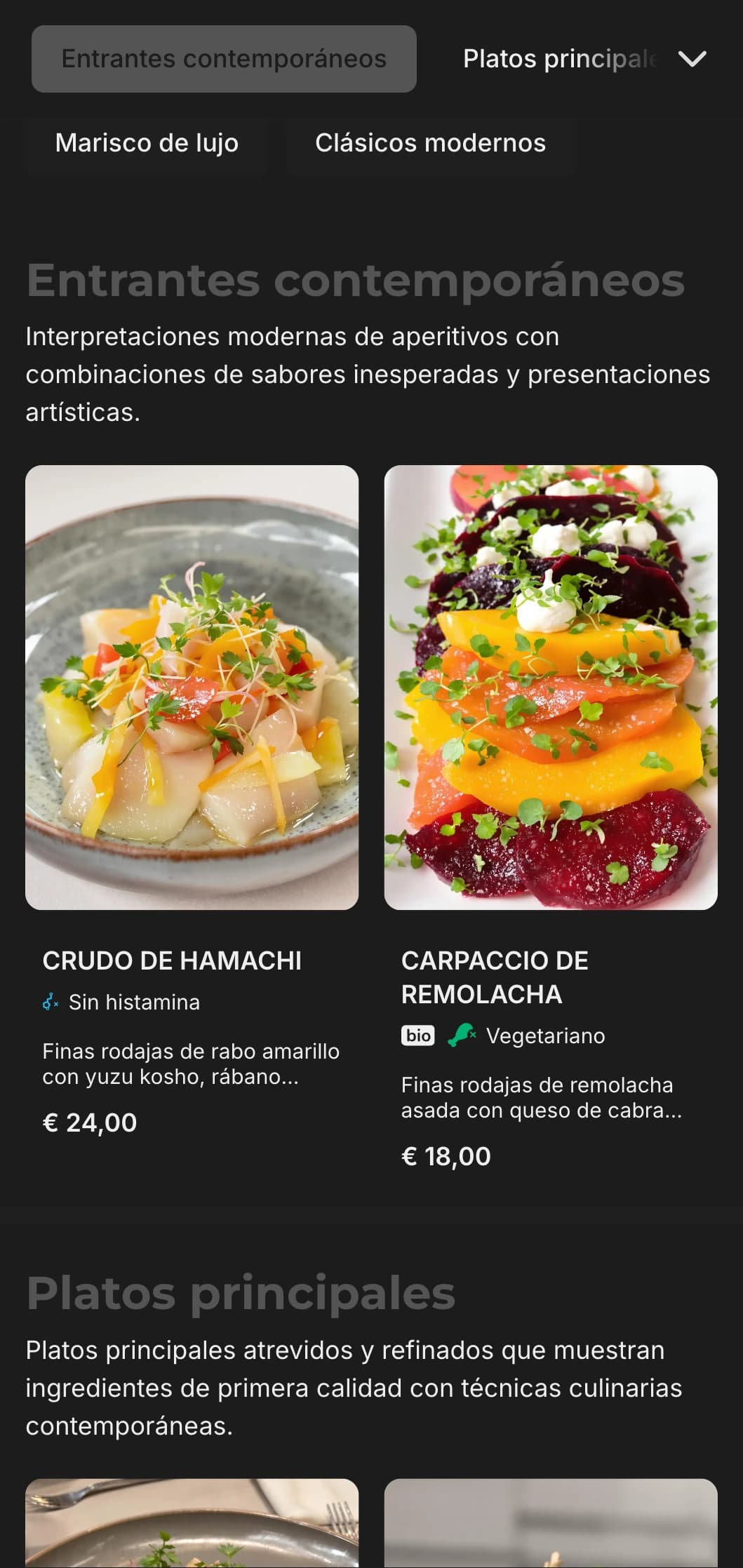 Opulencia contemporánea con un atrevido diseño minimalista, perfecto para cenas exclusivas y restaurantes de lujo.