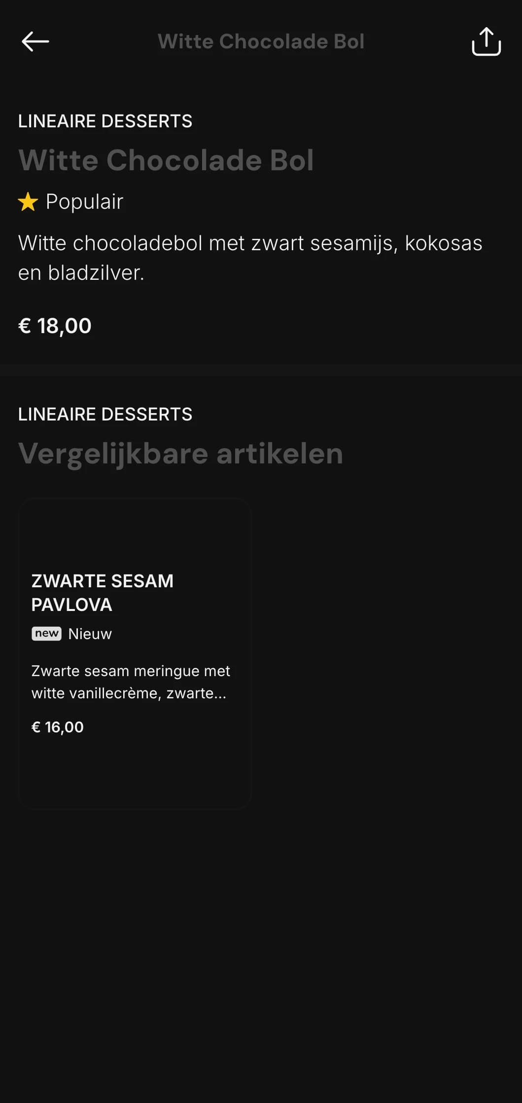 Geraffineerd zwart-wit concept met scherpe contrasten en minimalistische luxe-elementen.