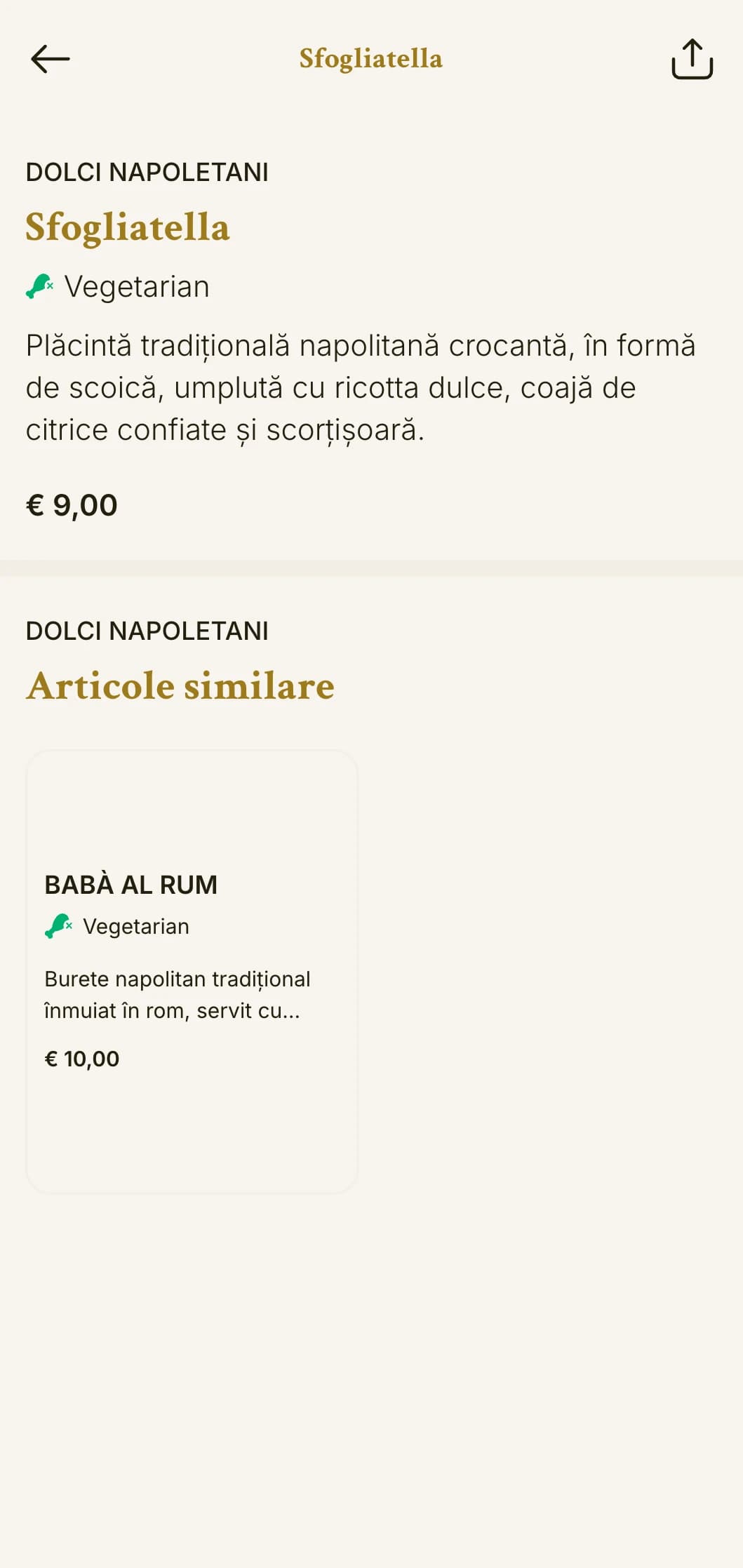 Meniu tradițional de pizza napolitană cu stil italian clasic și culori calde.