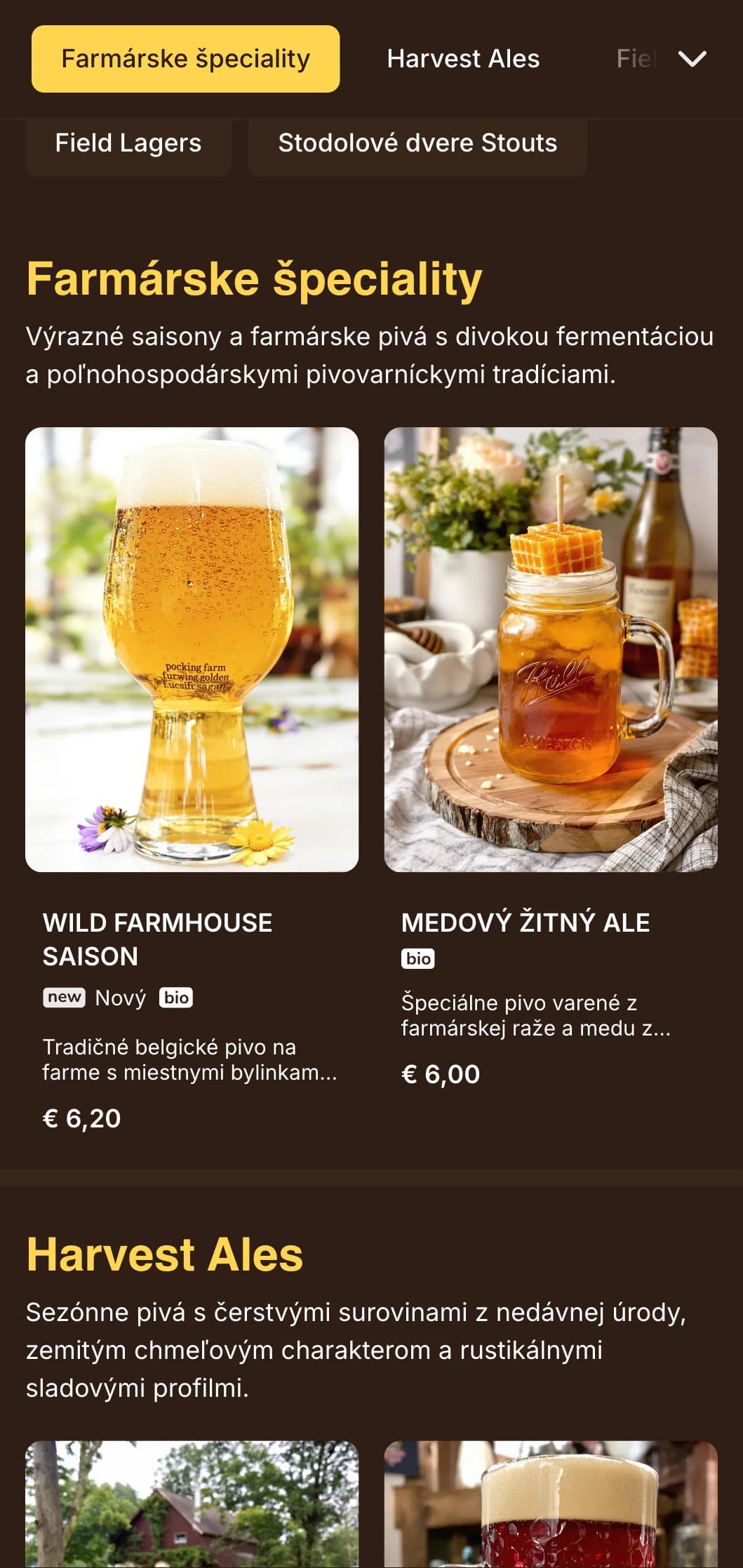 Rustikálny a útulný dizajn inšpirovaný estetikou fariem je ideálny pre vidiecke pivovary a špecialistov na pivo z fariem.