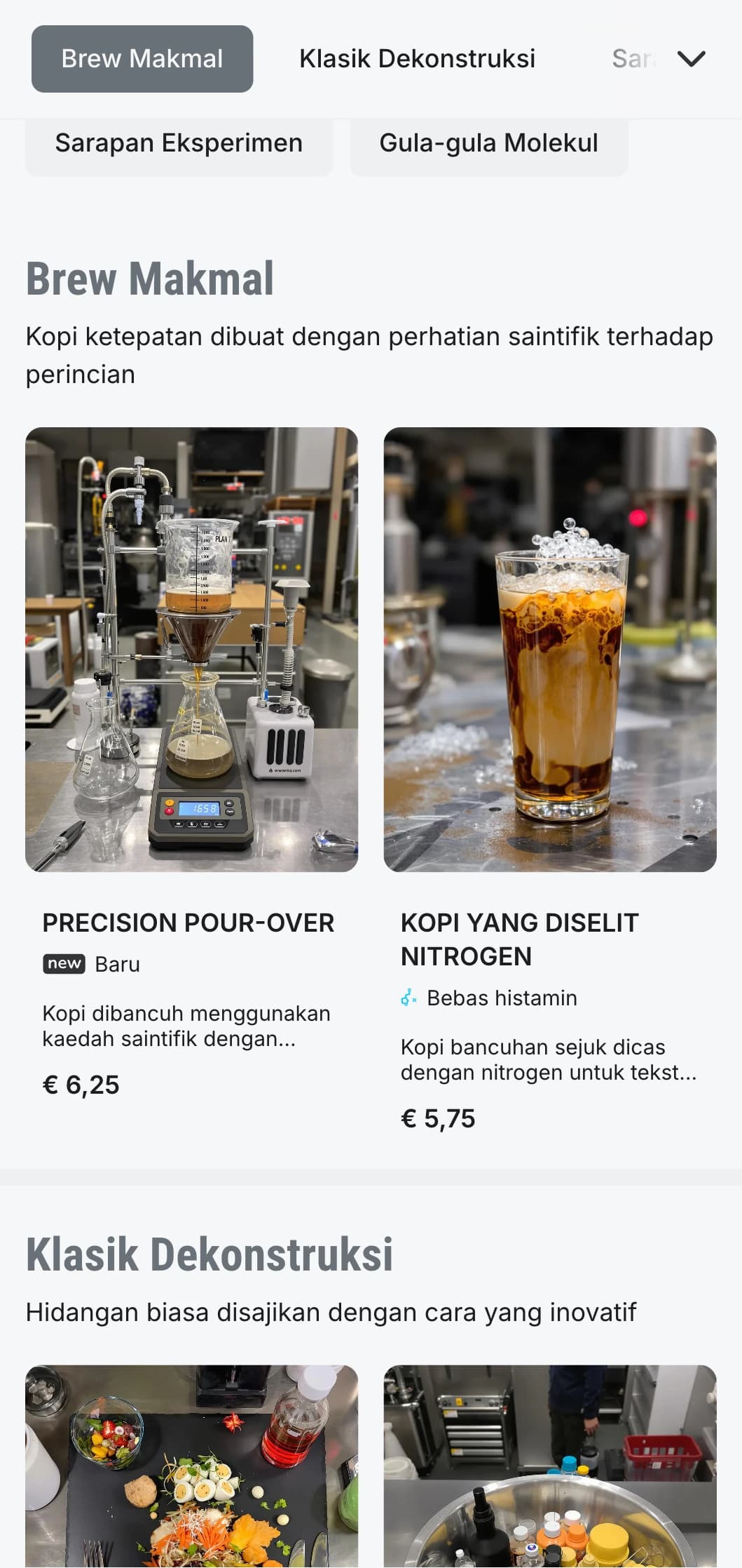Reka bentuk berinspirasikan konkrit mentah untuk makmal kopi khusus dan pemanggang.