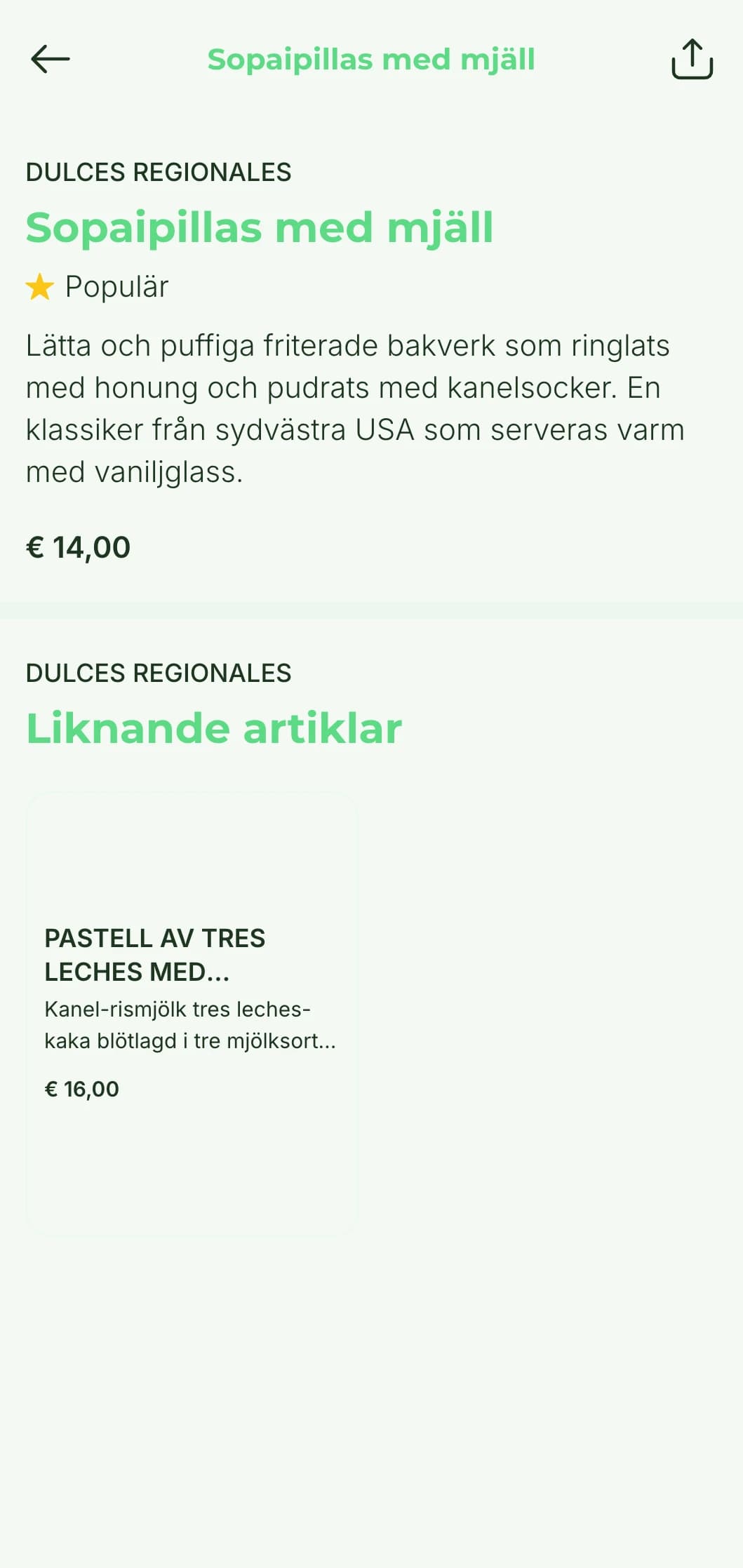 Ljus och luftig sydvästmexikansk meny med ökeninspirerad design, kaktusgröna accenter och specialiteter från gränsköket.
