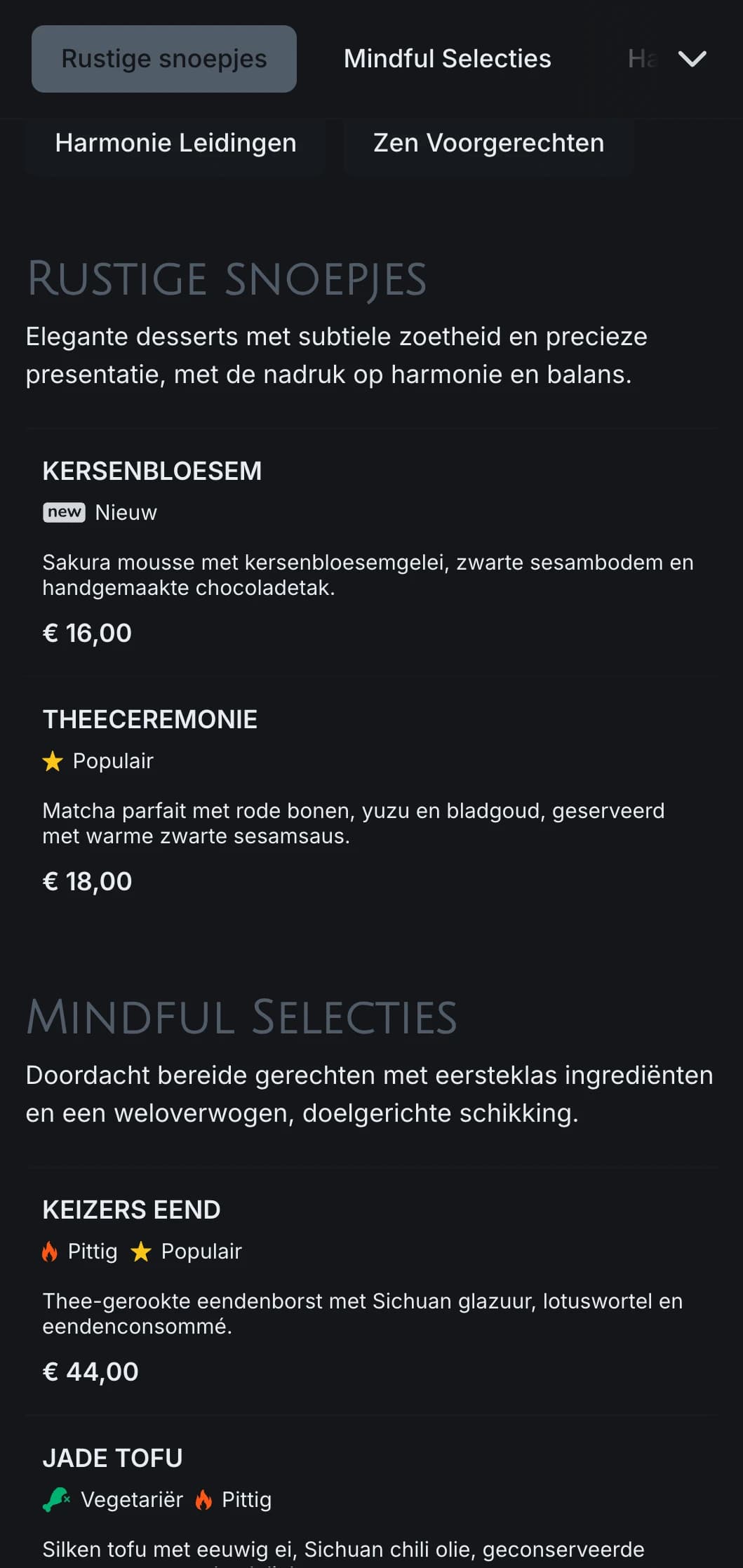 Geraffineerd Aziatisch minimalisme met de nadruk op balans, harmonie en ingetogen luxe.