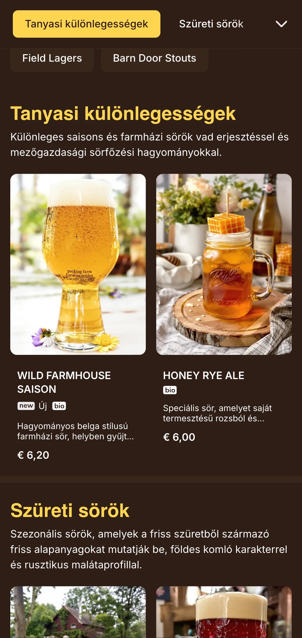 Rusztikus és otthonos design, amelyet a farm esztétikája ihletett, tökéletes a vidéki sörfőzdék és a farmházi sör specialistái számára.